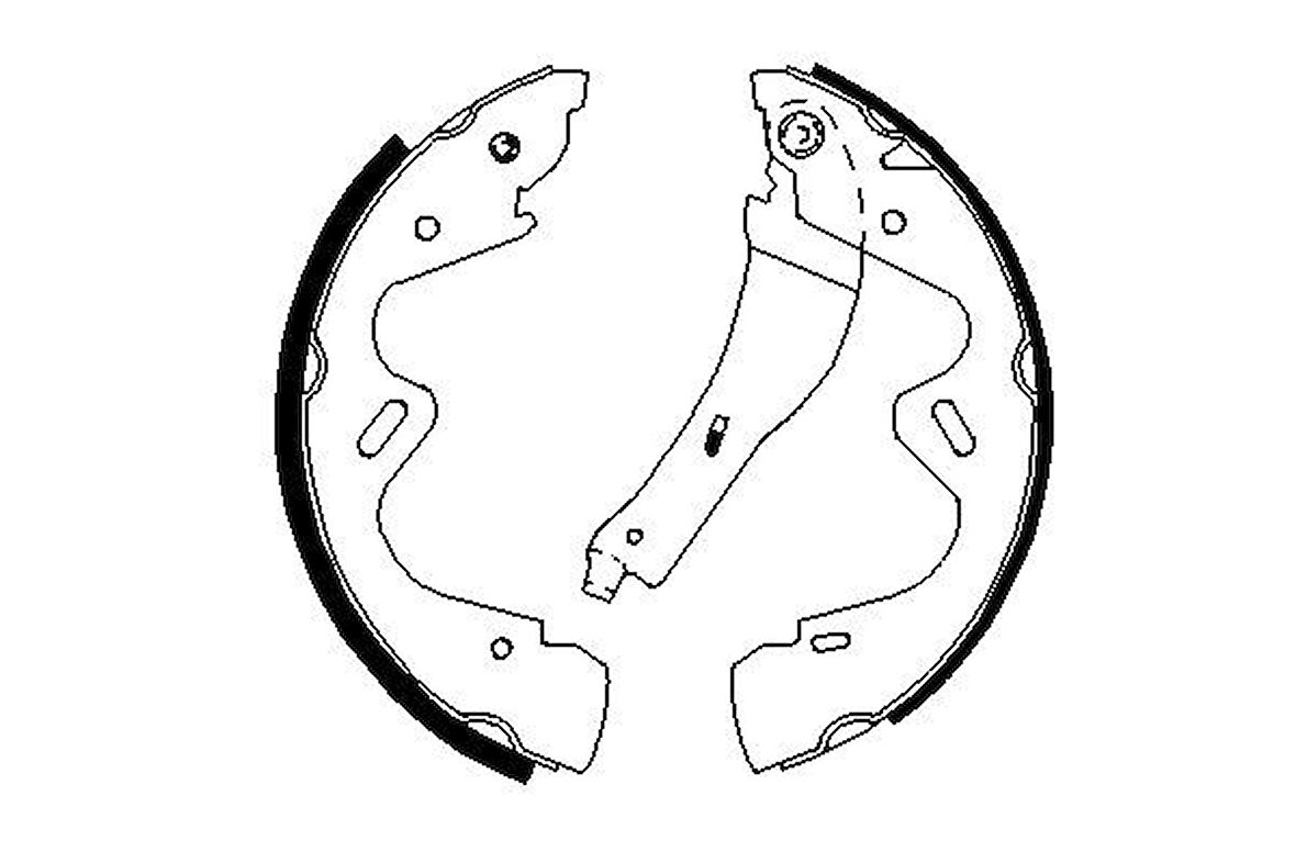 Nissan Arka Fren Balatası Pabuc Nissan Terrano II R20 02-07 - Bosch 0986487700