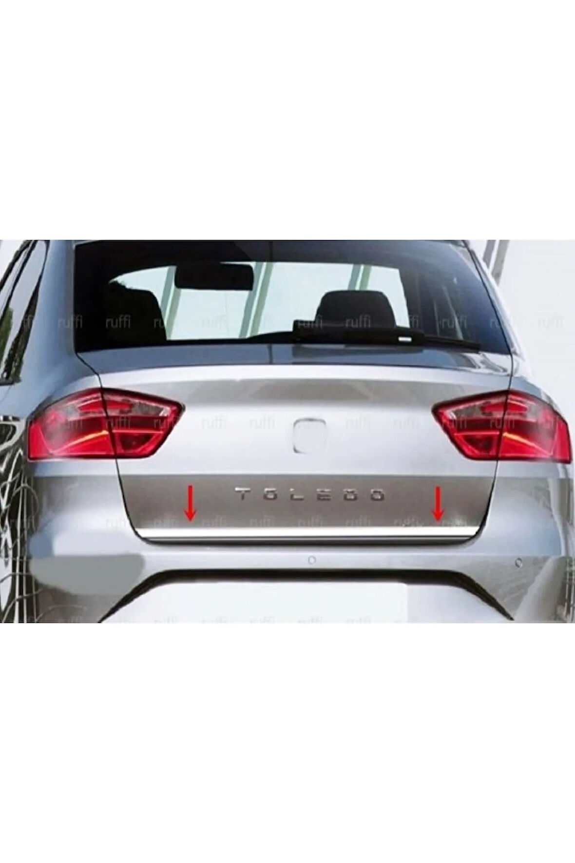 Seat Toledo Uyumlu Krom Bagaj Alt Çıtası 2012 Üzeri Paslanmaz Çelik