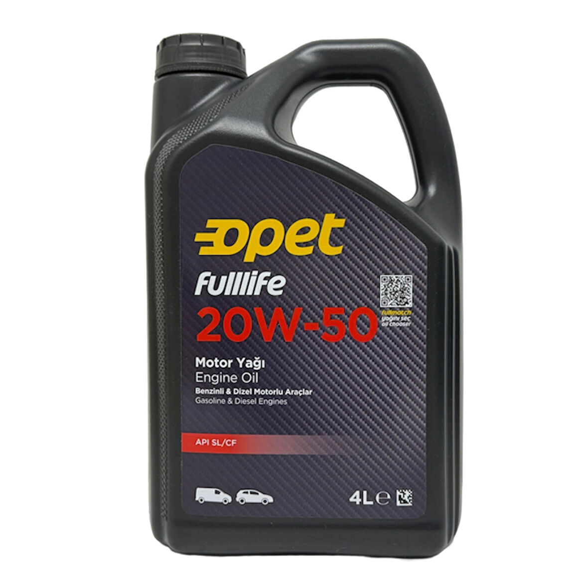 Opet Fulllife 20W-50 4 Litre Benzinli ve Dizel Araç Motor Yağı