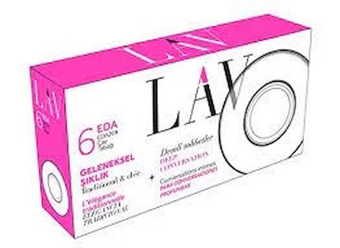 LAV EDA ÇAY TABAĞI 6LI