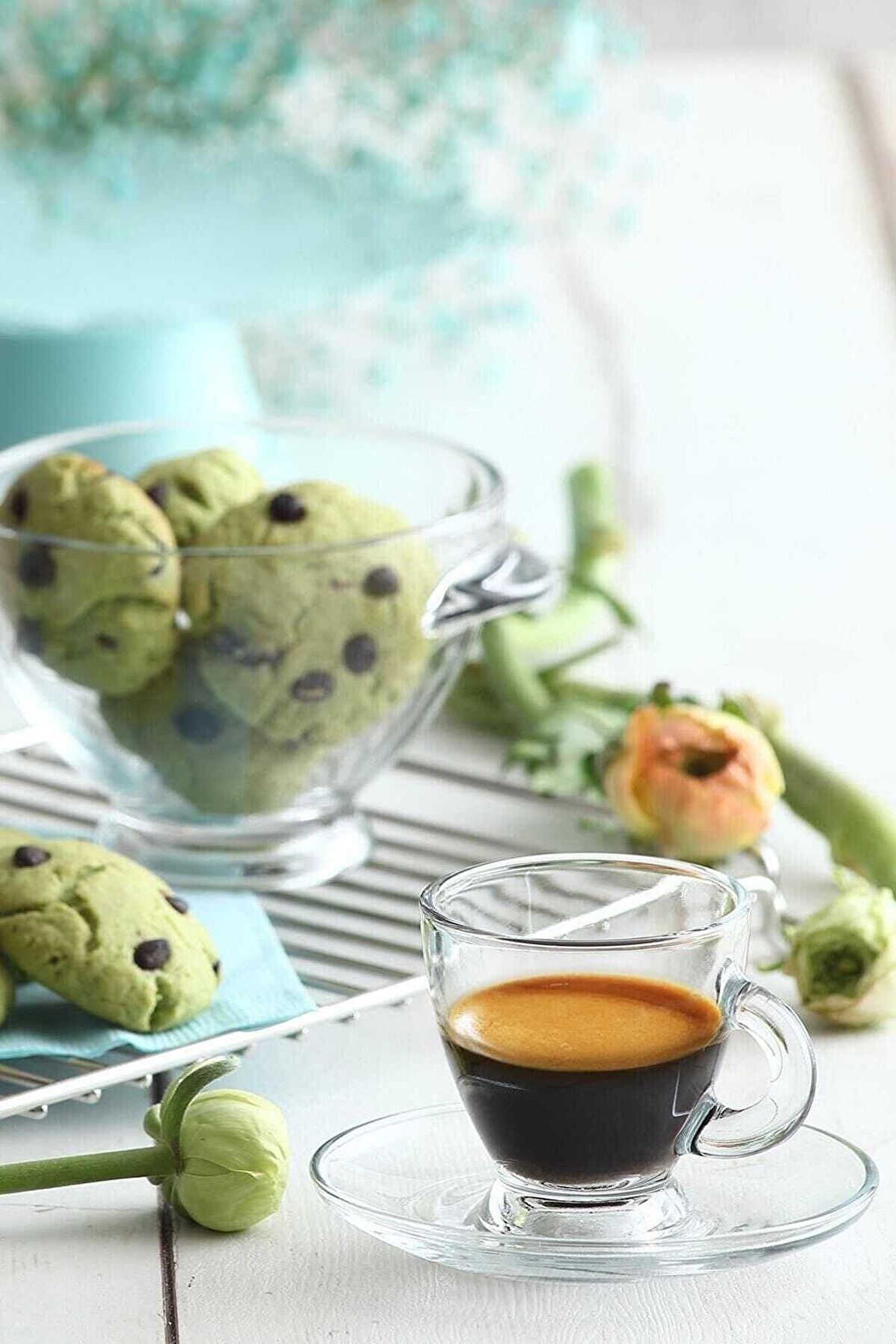 Lav roma kahve fincanı takımı - espresso kahve fincanı 12 prç. 
