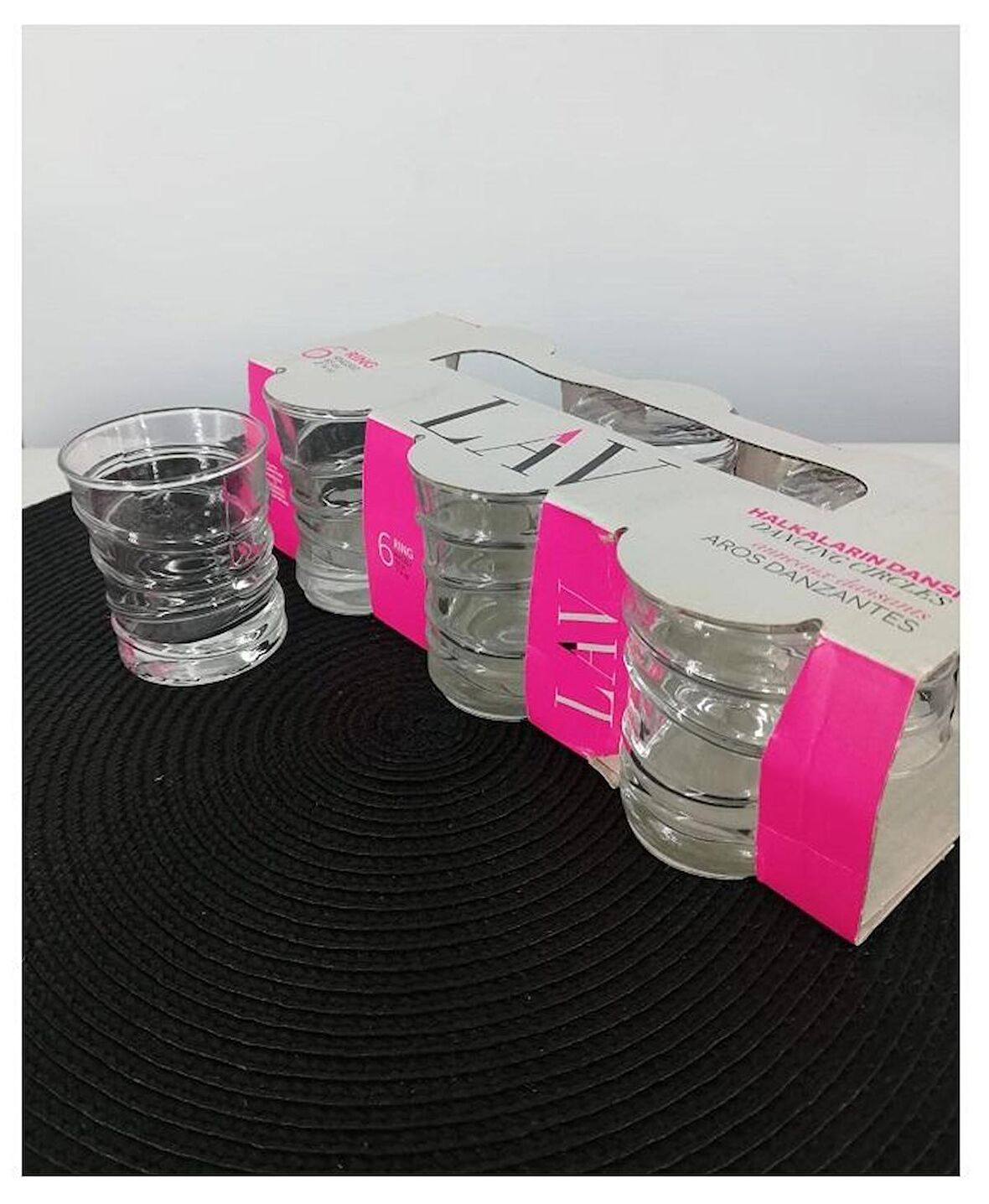 Lav LAV RNG 302E Ring Kahve Yanı Bardağı 6 Lı