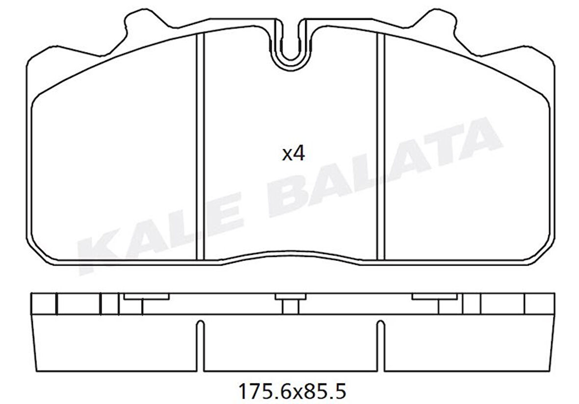 Man Truck On Fren Balata Man 12 153 (97 ) Otokar Sultan Novo Turkuaz - Kale B 29088 260 14