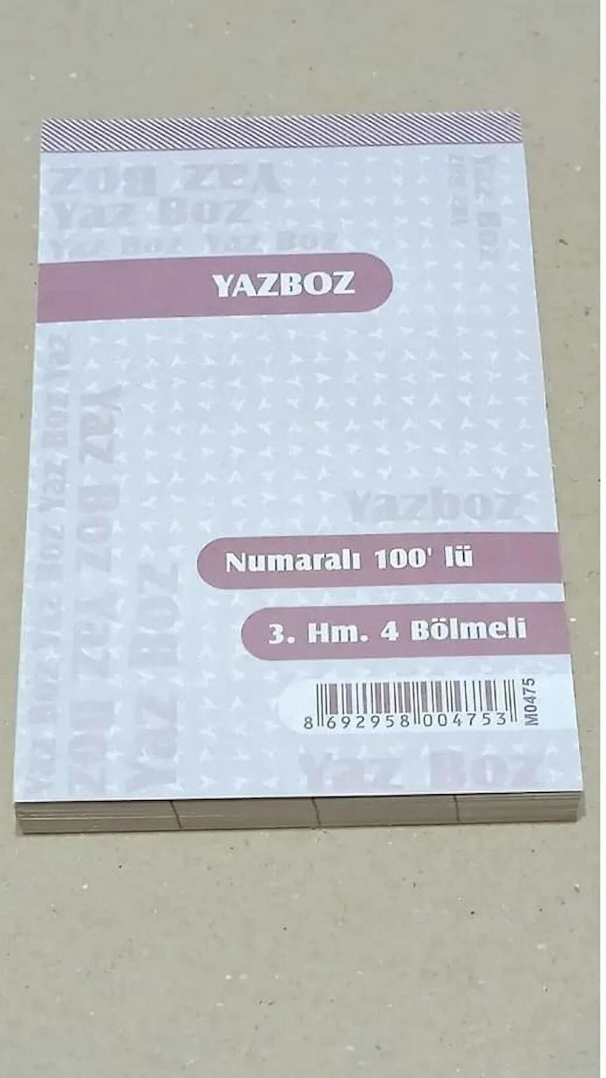 YAZBOZ 4 BÖLMELİ 