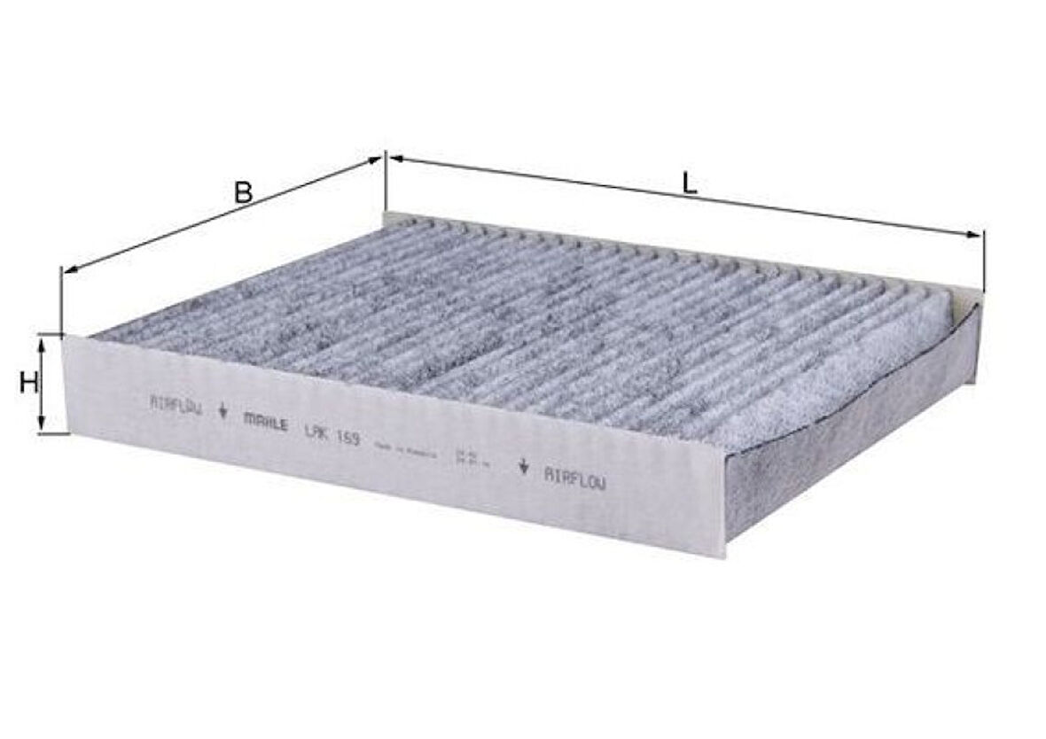 Ford Polen Filtresi - (karbonlu) - Mhl Lak169