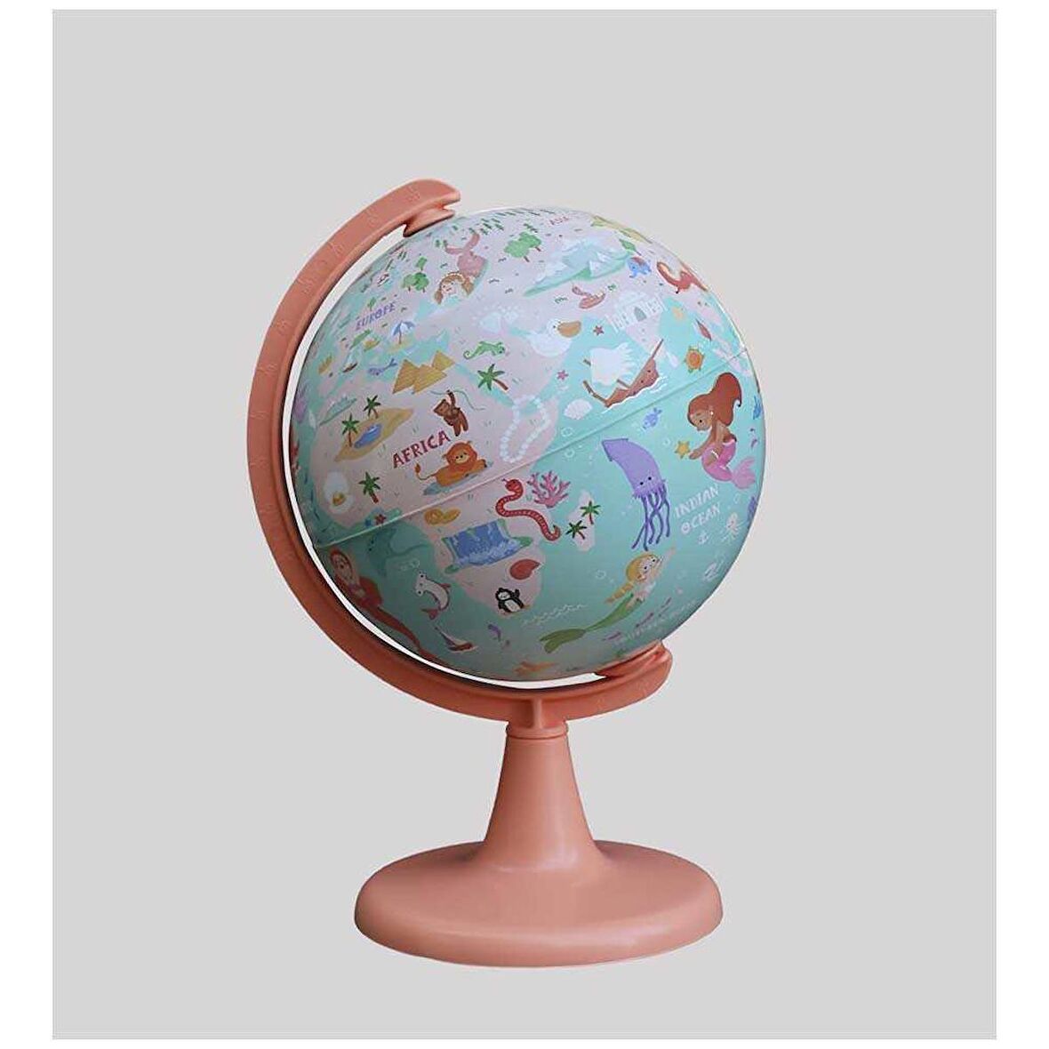 Gürbüz Mermaid Journey Küre 15 cm + 54 Parça Puzzle 48156