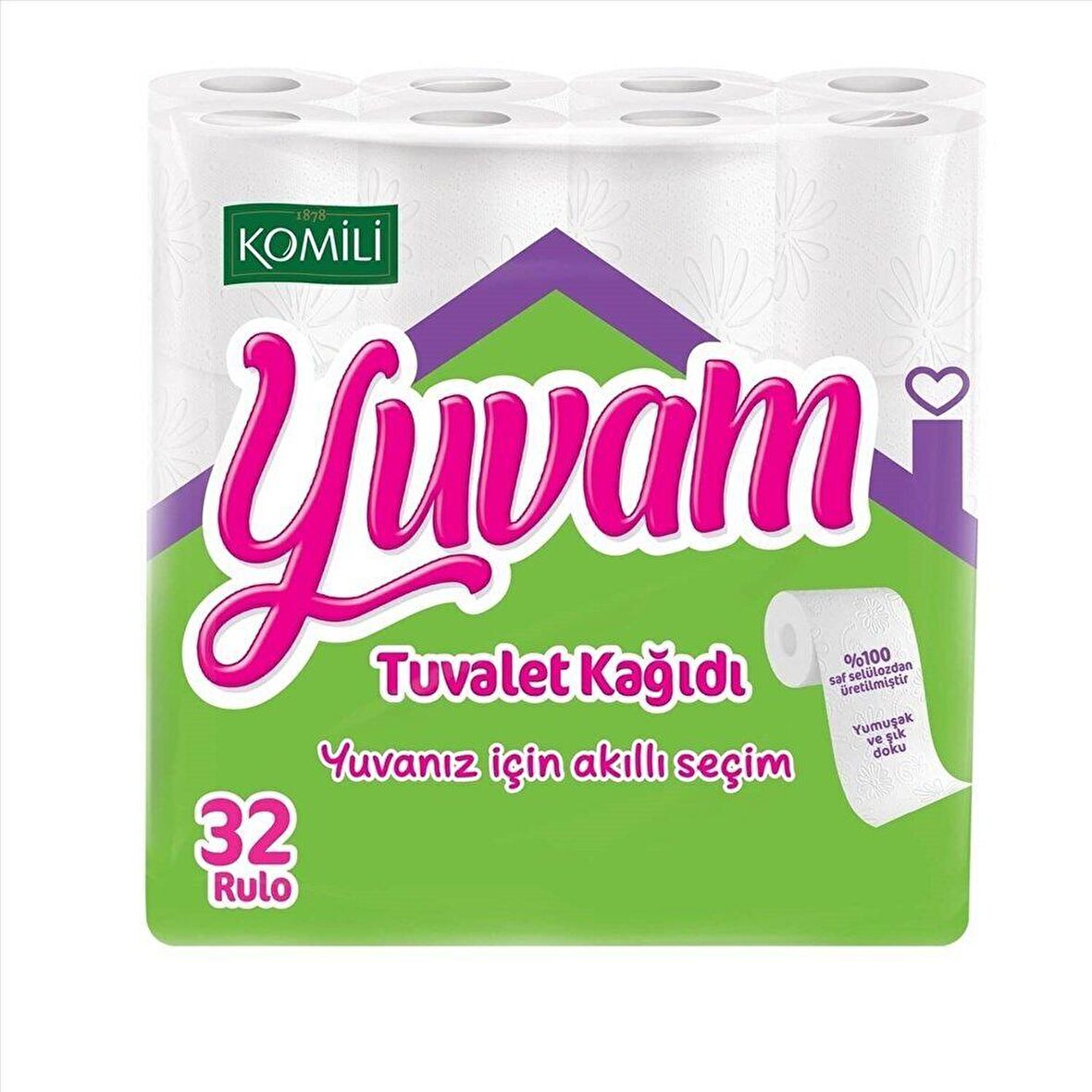 Komili Yuvam 2 Katlı 32'li Tuvalet Kağıdı