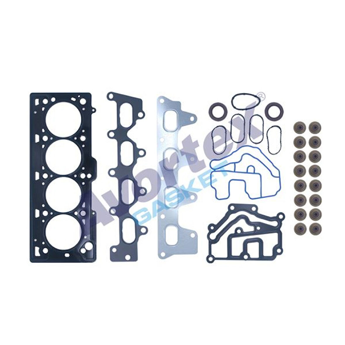 Renault Ust Takım Contası Skc Dahıl Viton Keceli / Subap Lastıklı Clio Megane Laguna 1,4 16v K7m 1,6 16v K7j - Avortex 421