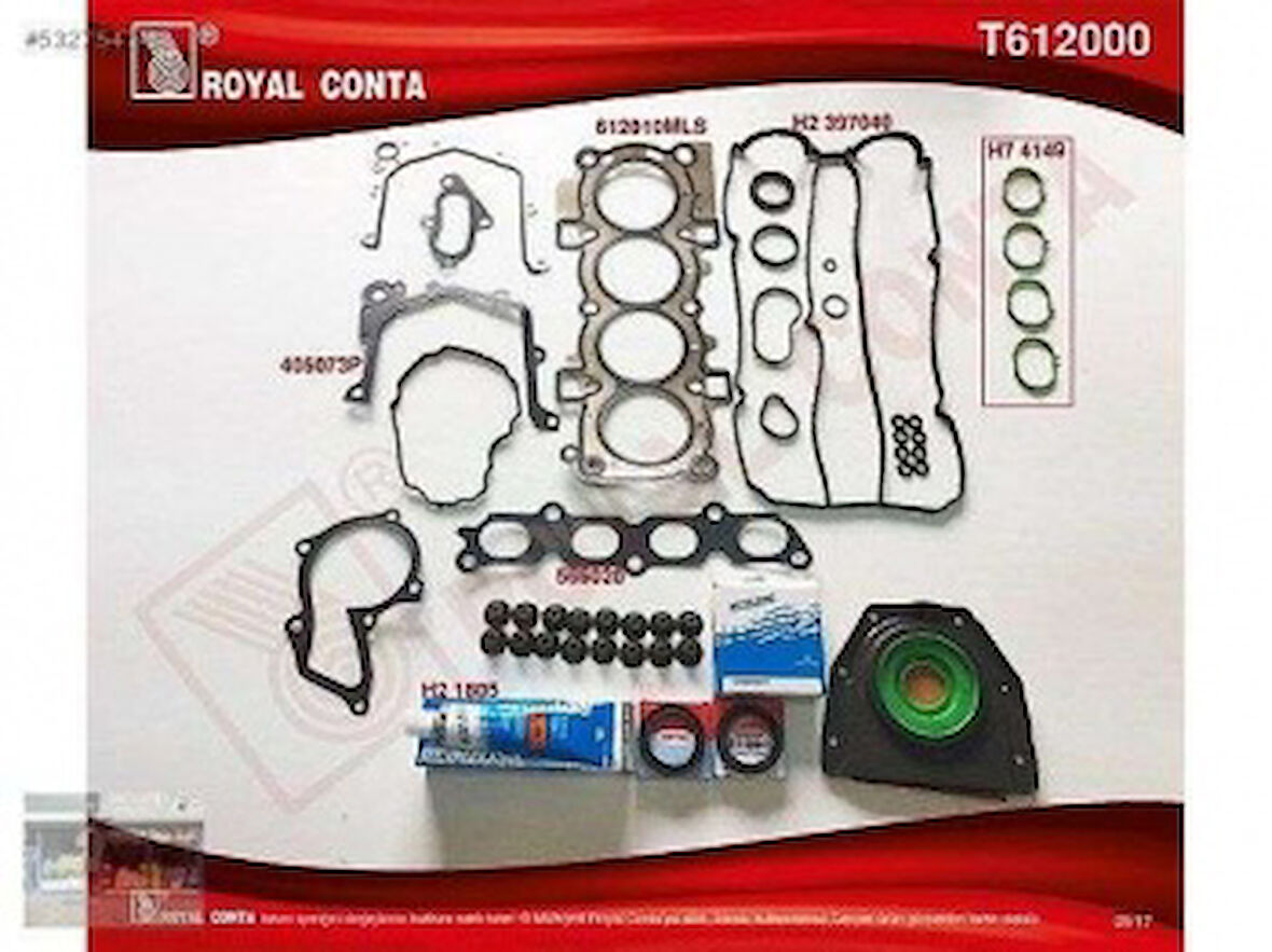Ford Motor Takım Contası (reinz Keceli Subap Lastıklı) S,k,c Dahıl Fiesta VI 1,4 16v / 1,25 16v 08> - Royal T612000