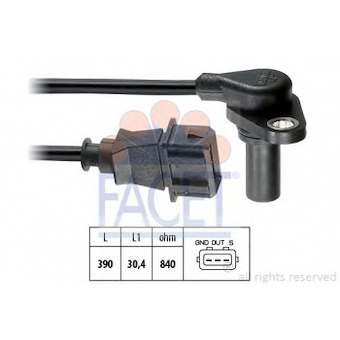 Vag Krank Devir Sensoru Golf IV Bora Otomatık Sanzıman 96>05 - Facet 9.0204