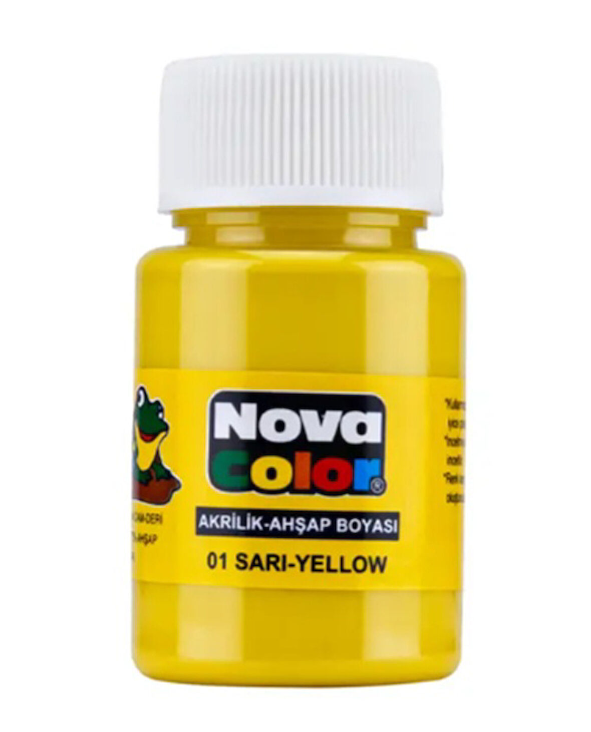 Nova Color Akrilik Boya 30 Ml Sarı - 2 adet
