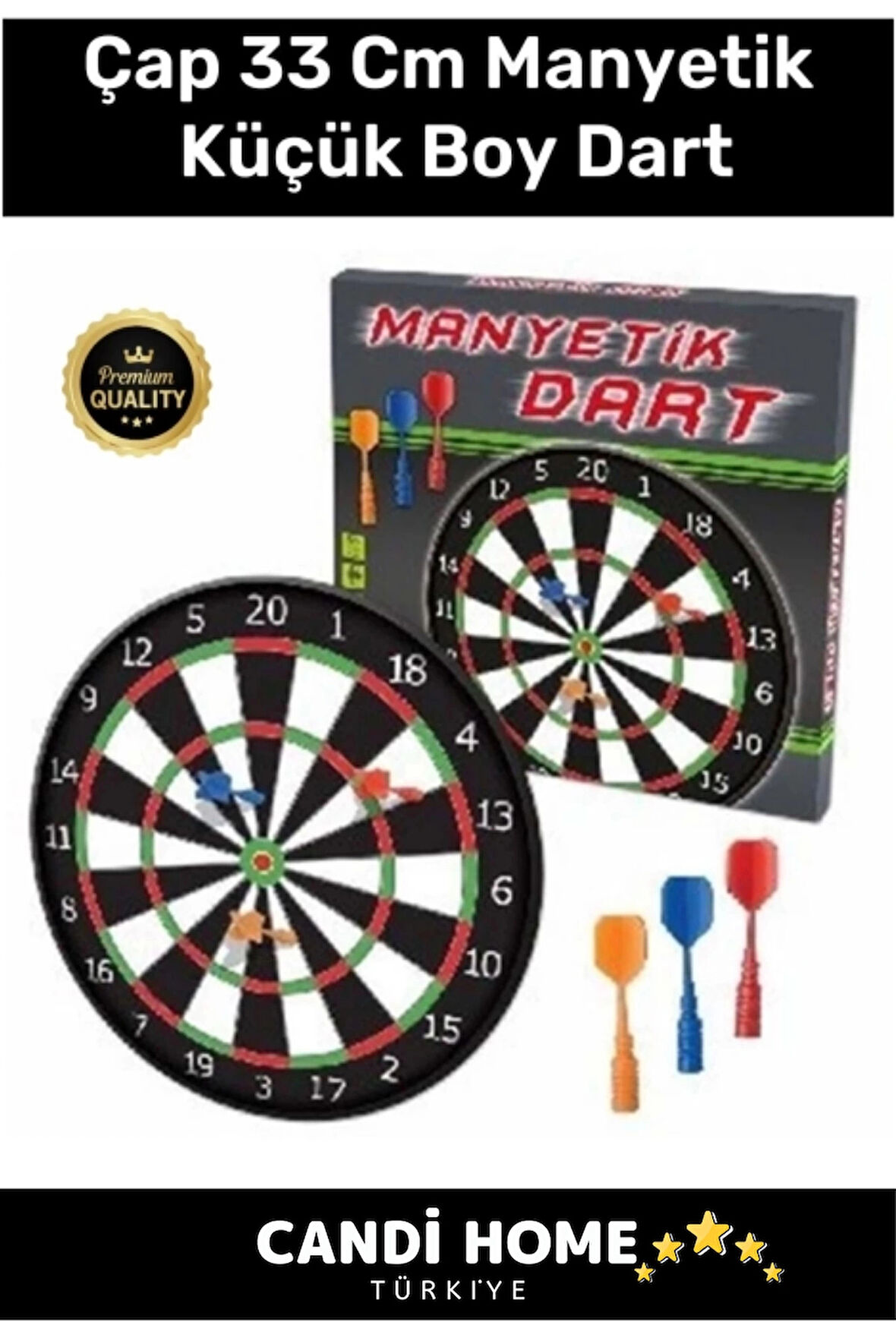 Özel Seri Eğitici Zeka Geliştirici Öğretici Eğlence Aile Manyetik Dart Küçük Boy Çap 33 Cm