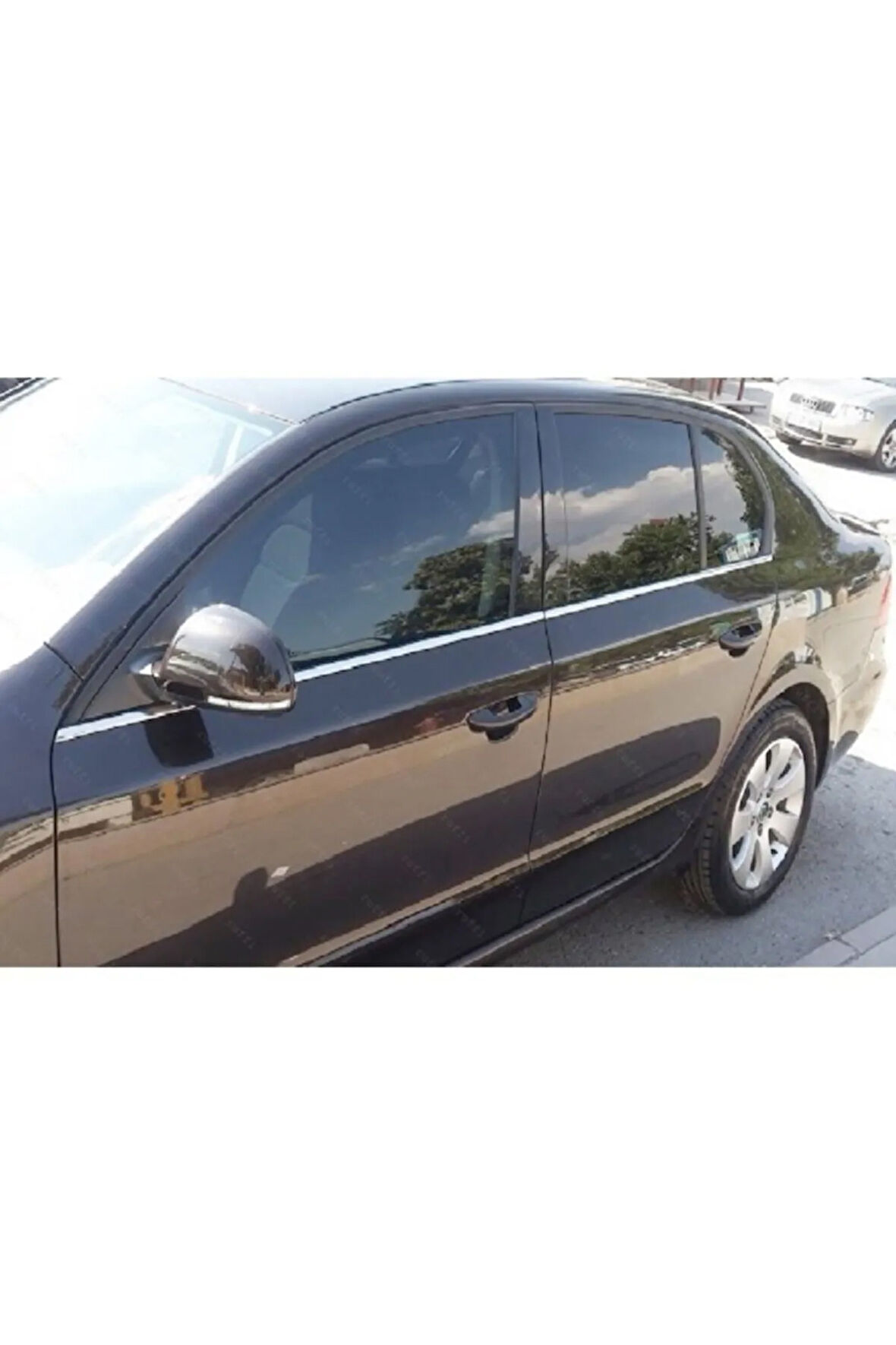 Skoda Superb Krom Cam Çıtası 4 Parça 2008-2015 Arası Paslanmaz Çelik
