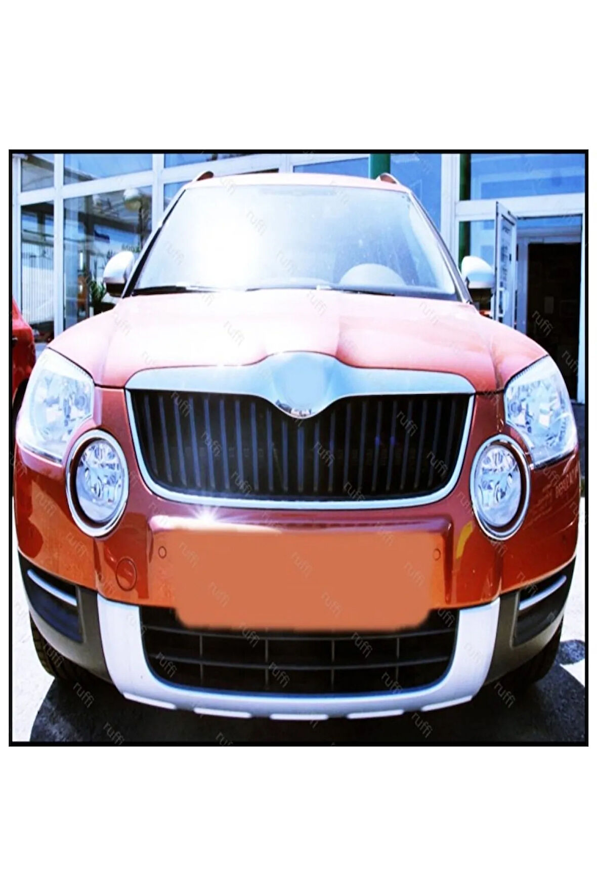 Skoda Yeti Krom Sis Çerçevesi 2 Parça 2009 Üzeri Paslanmaz Çelik