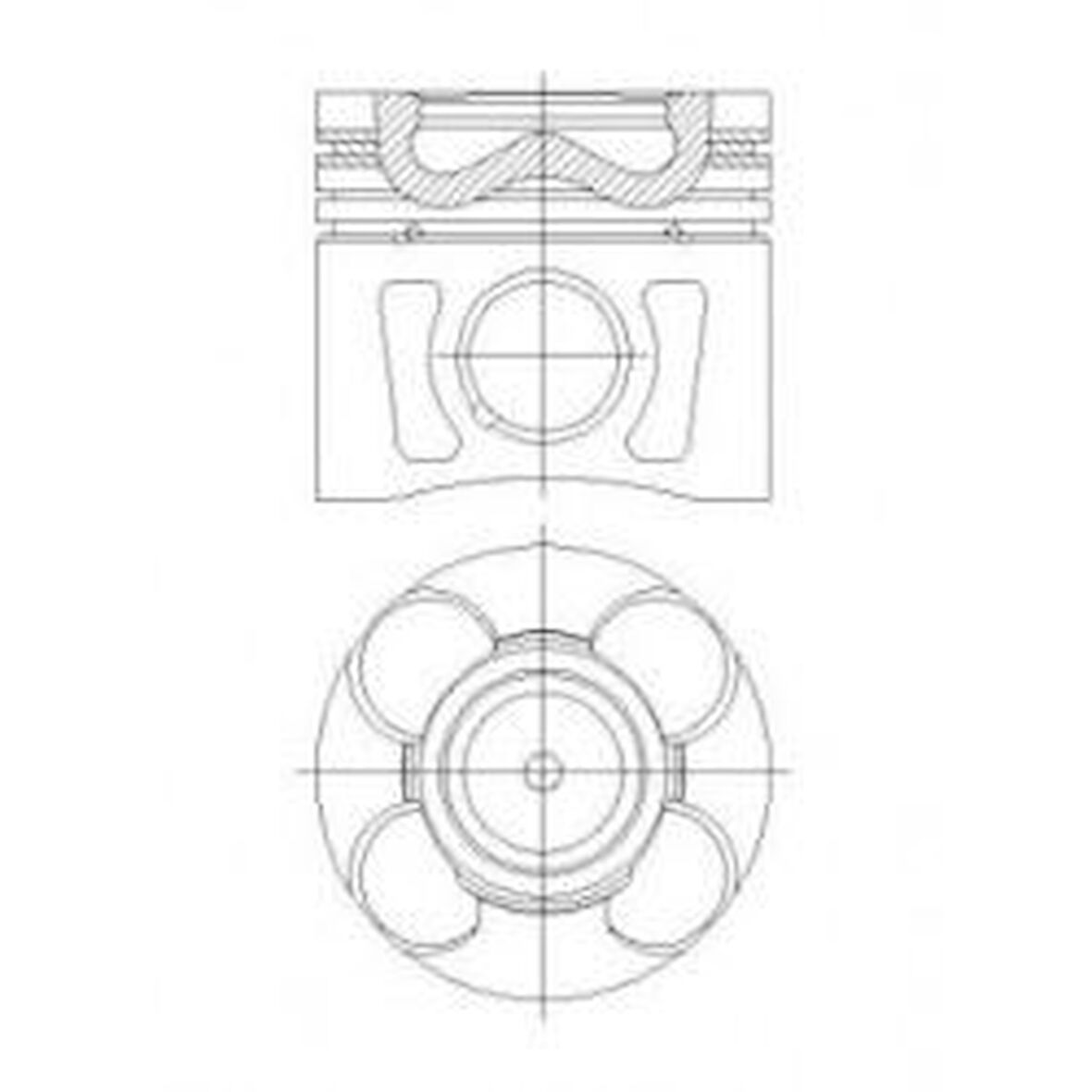 Fiat Motor Piston+segmanı Astra J Corsa D Grande Punto1.3cdtı 16v Linea Grande Punto 199a3000 Multıjet - - Yenmak 31-04289-040