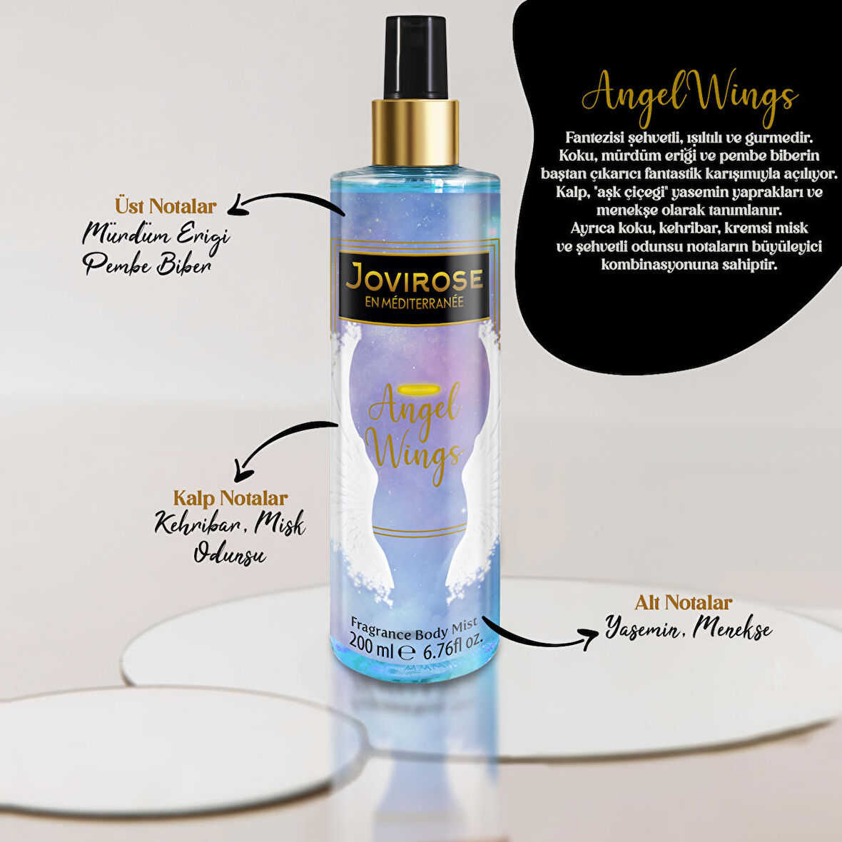 Jovirose Vücut Spreyi Angel Wings 200 ml