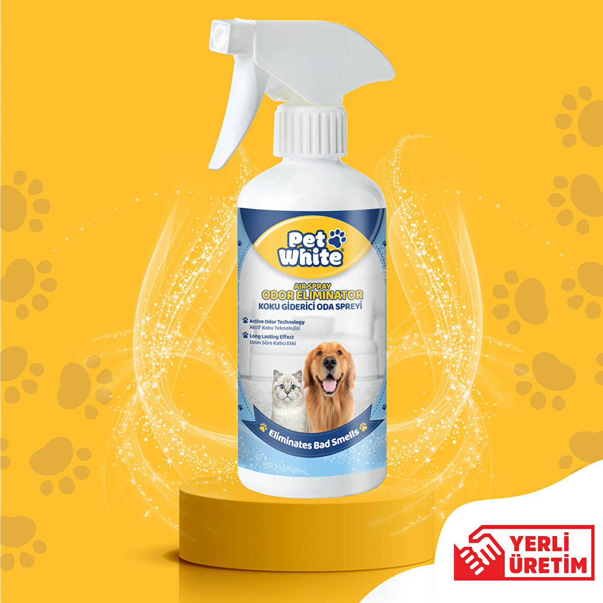 Pet White Evcil Hayvan Koku Giderici Oda Spreyi 500 ml