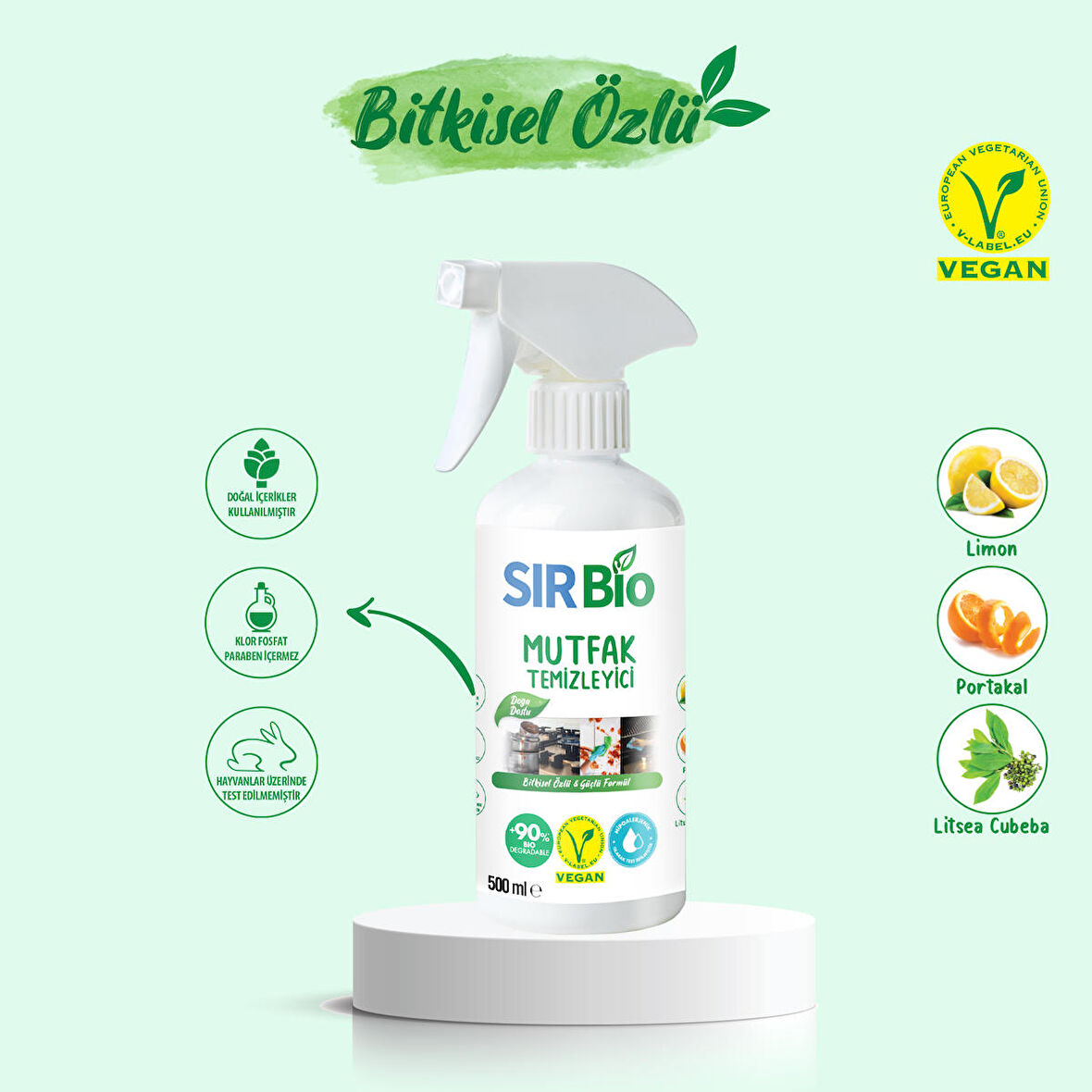 Bio Bitkisel Özlü Mutfak Temizleyici 500 ml