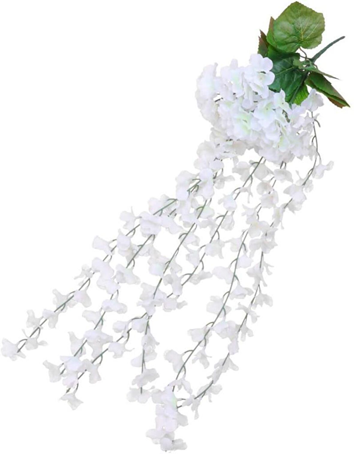 Yapay Çiçek Sarkan Ortanca Çiçeği 60 cm BEYAZ