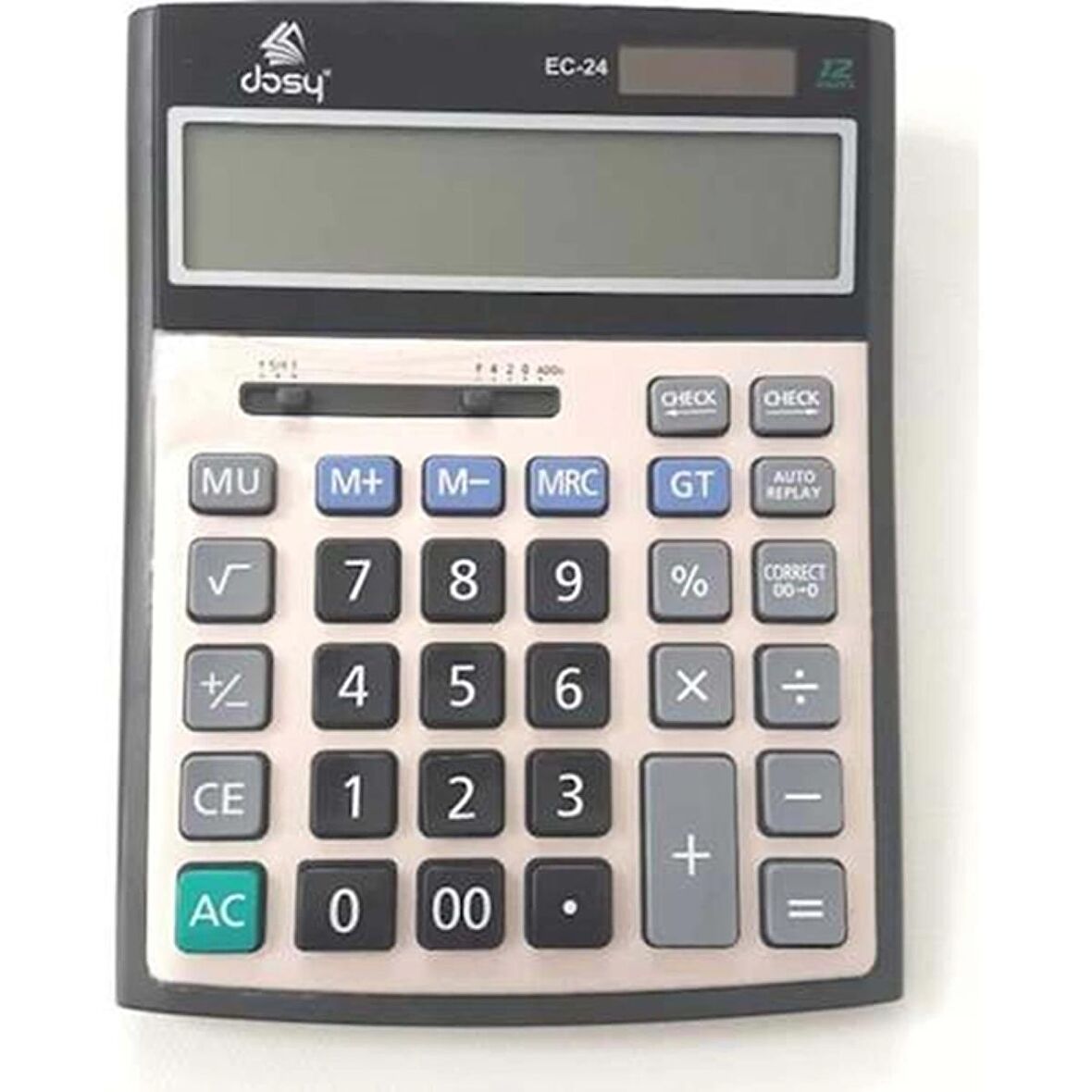 DOSY HESAP MAKİNESİ 12 HANELİ HEAVY DUTY 150 MM X 190 MM