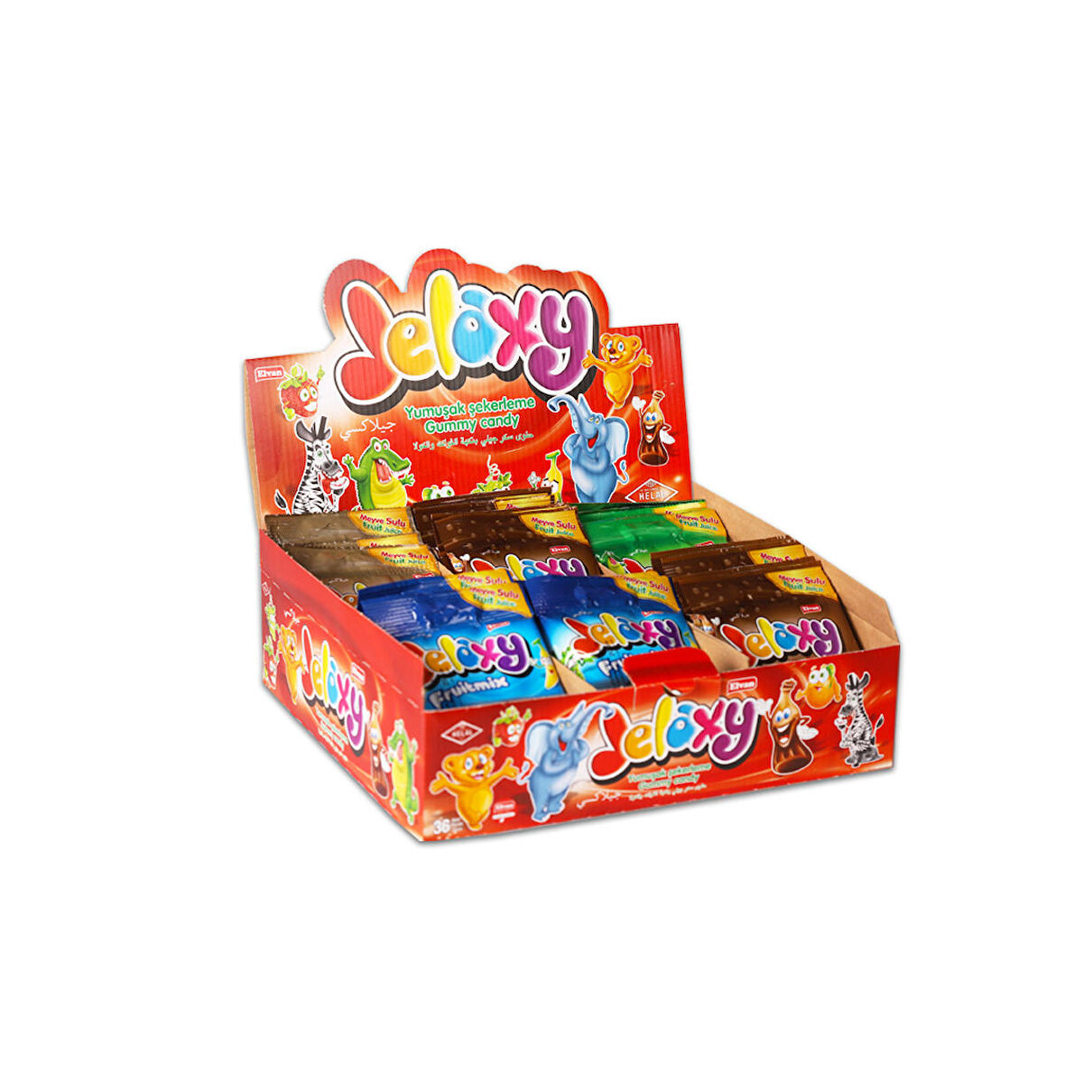 Jelaxy Mix 20 Gr. 36 Adet ( 1 Kutu )