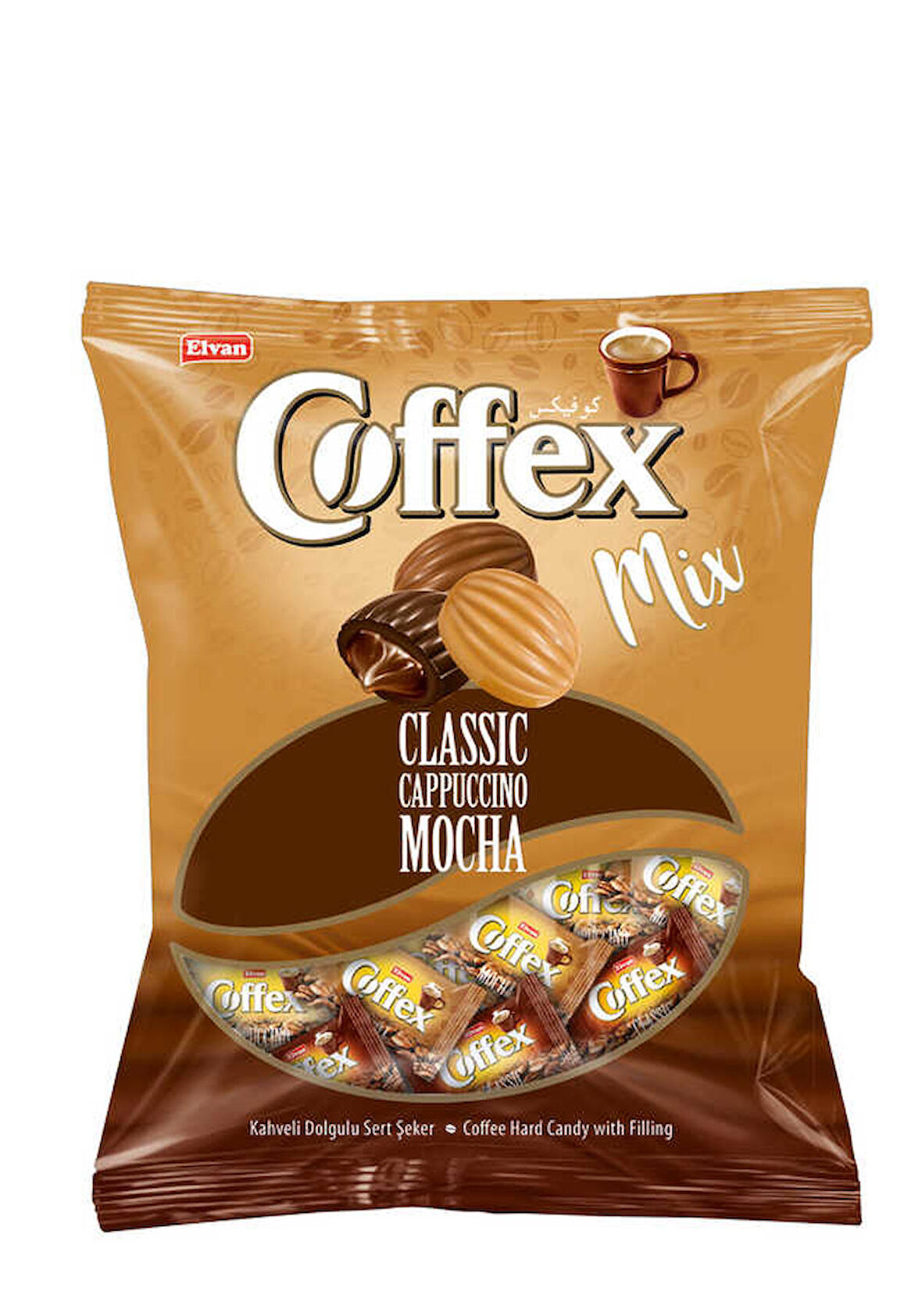 Coffex Mix (Kahve-Cappuccino-Mocha) 1000 Gr. (1 Poşet)