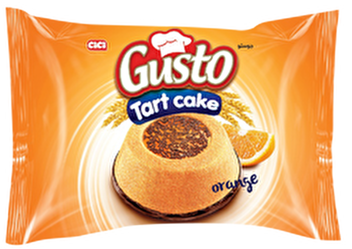 Gusto Tart Kek Portakal Jöleli 50 Gr. 24 Adet (1 Kutu)