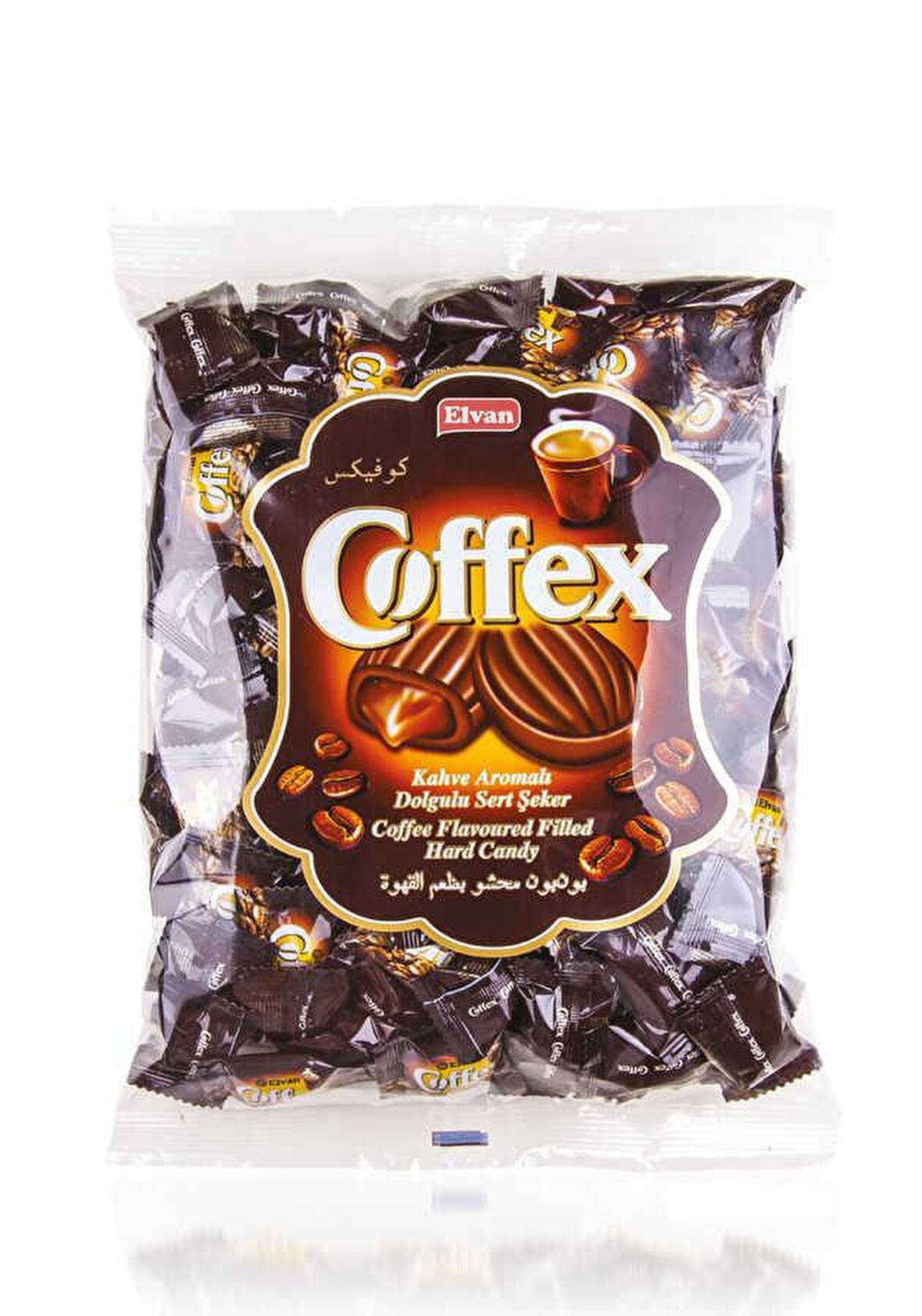 Elvan Coffex Kahveli Şeker 1 KG