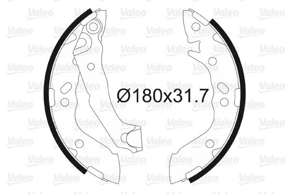 Hyundaı Arka Fren Balatası Kampana Pabuc Hyundaı Atos 1,0 98> - Valeo 562996