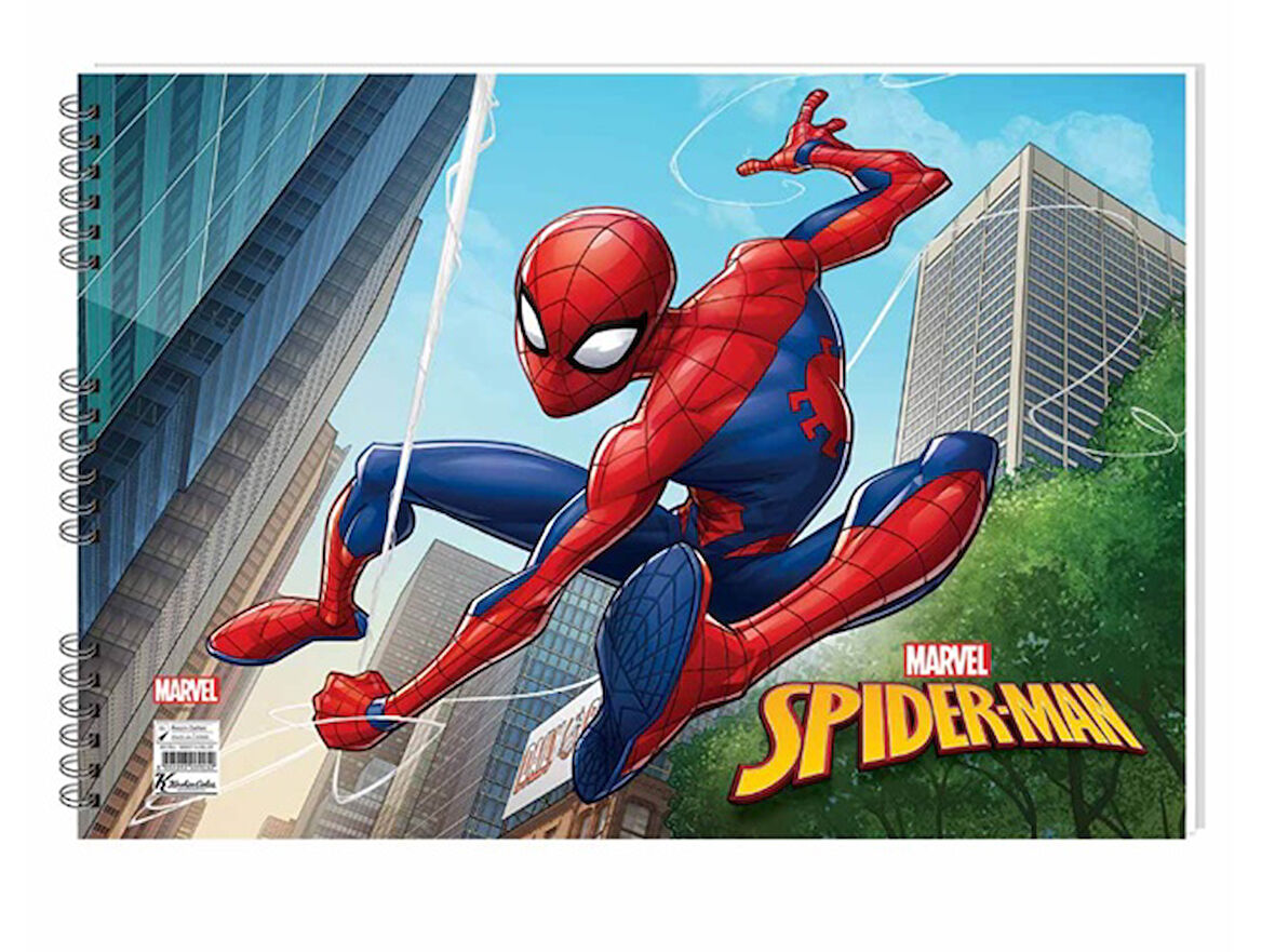 Keskin Color Spider-Man Resim Defteri 25X35 15 Yaprak Spiralli Orjinal - 4 adet