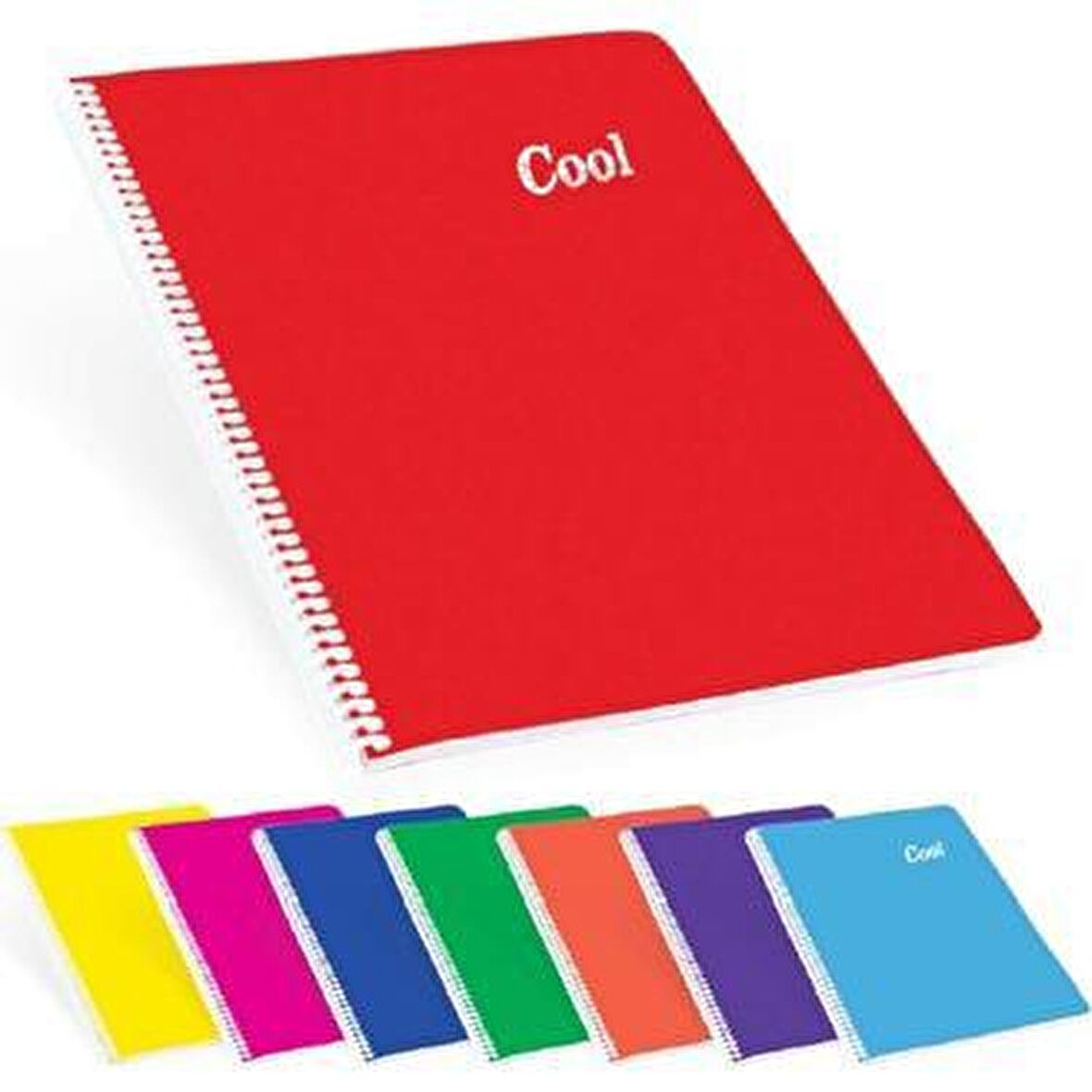 KESKİN COLOR 60 YAPRAK CIZGILI DEFTER SPIRALLI PLASTIK KAPAK