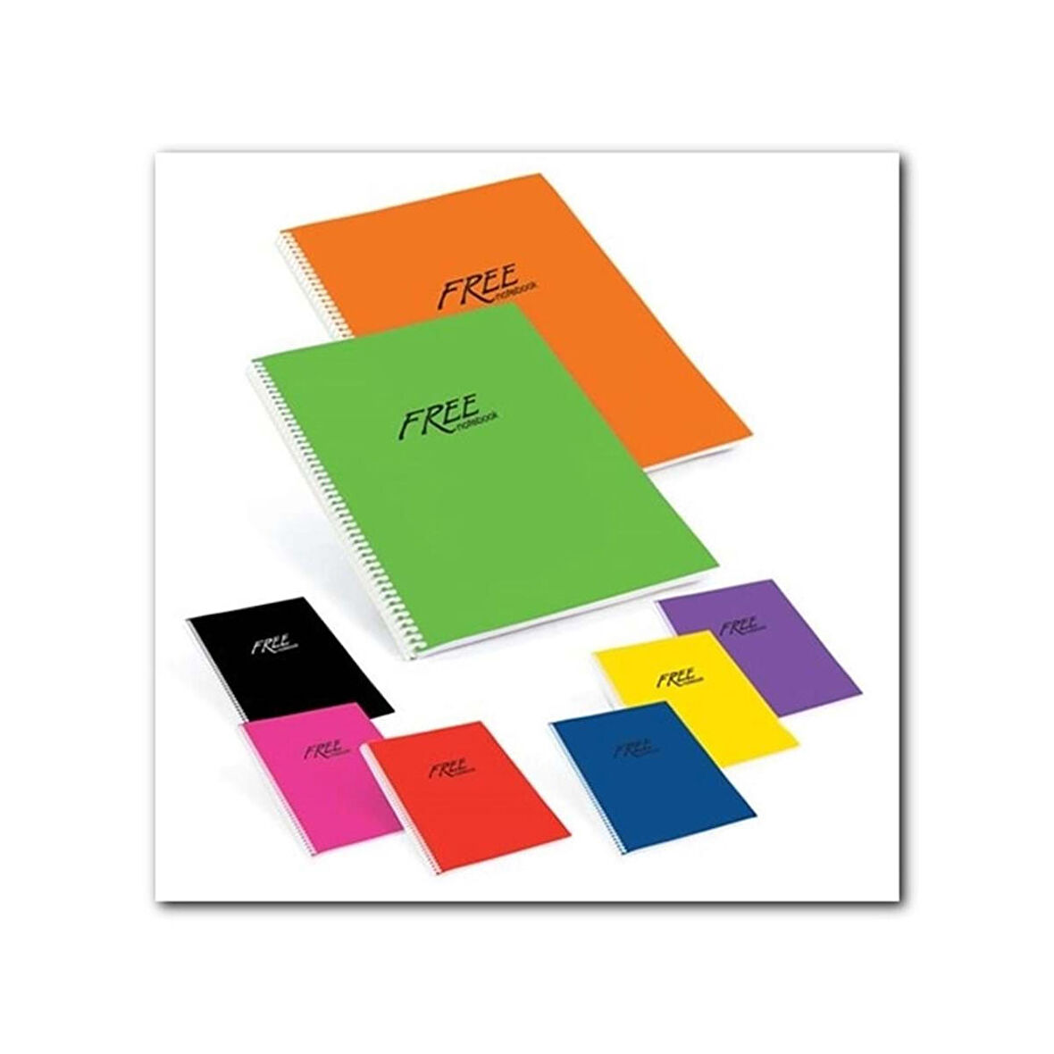 Keskin Color A5 60 Yp. Kareli PP Kapak Free Defter 450102-99