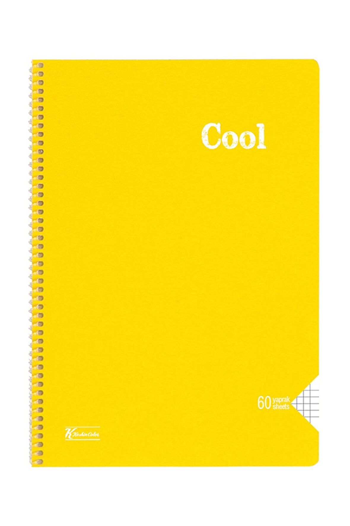 Keskin Color Cool Defter Kareli Spiralli Pp Kapak A4 40 Yaprak