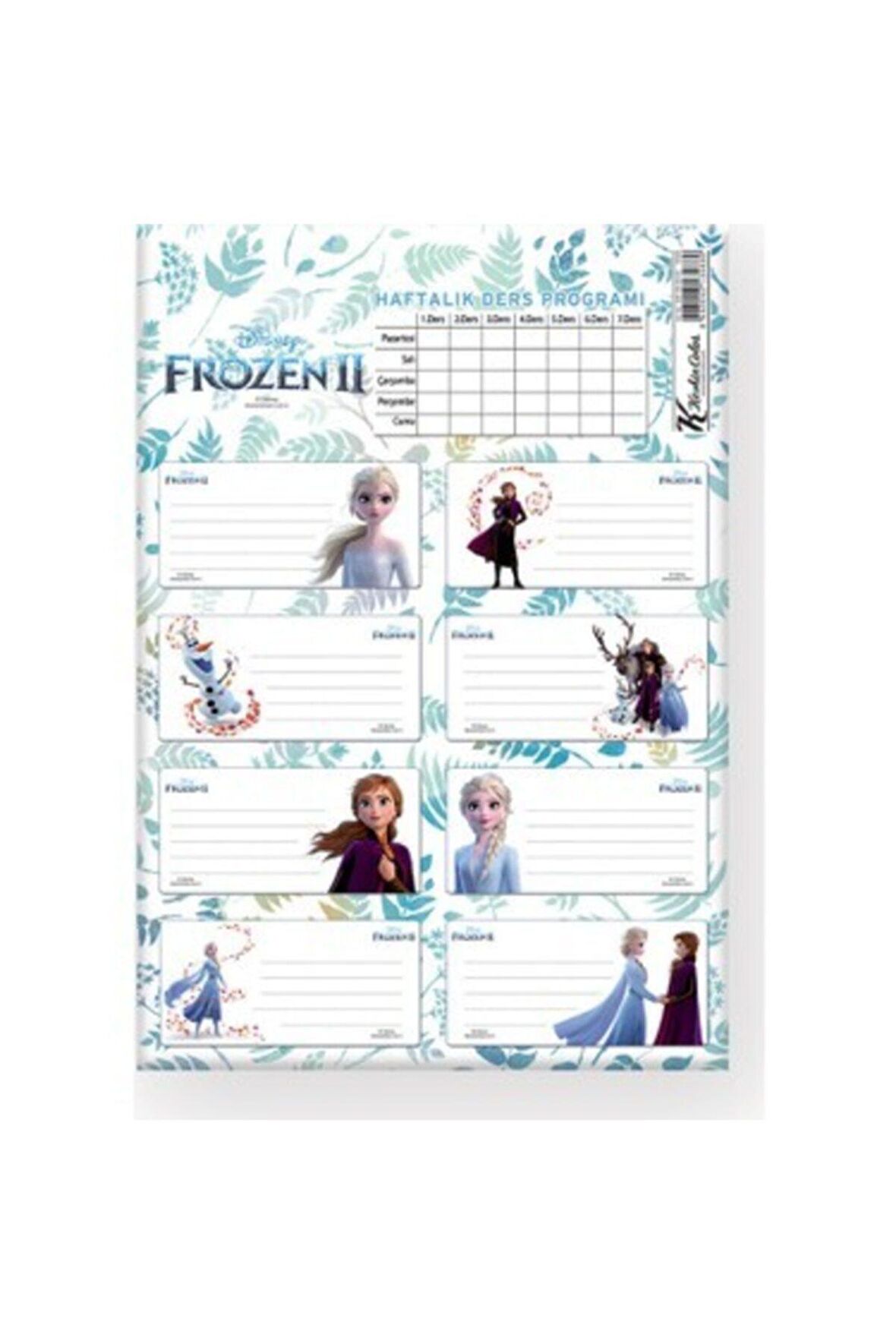 Keskin Color Frozen Ders Programı Üçlü Öğrenci Etiketi 220130-92