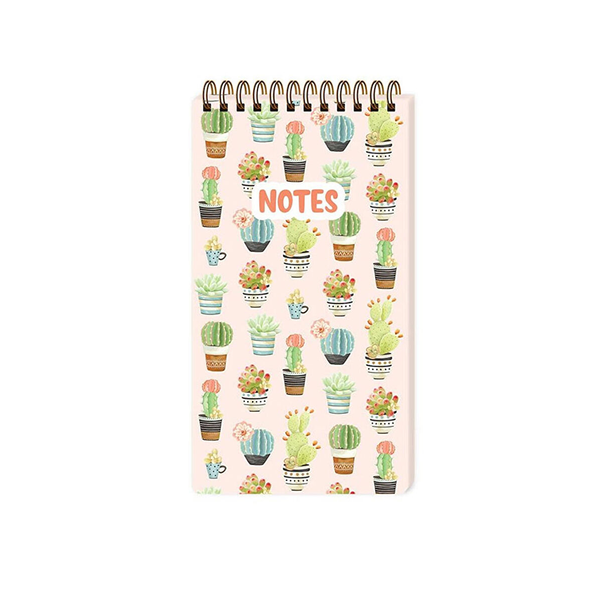 Keskin Karton Kapaklı Spiralli To Do List - Cactus 493070-99