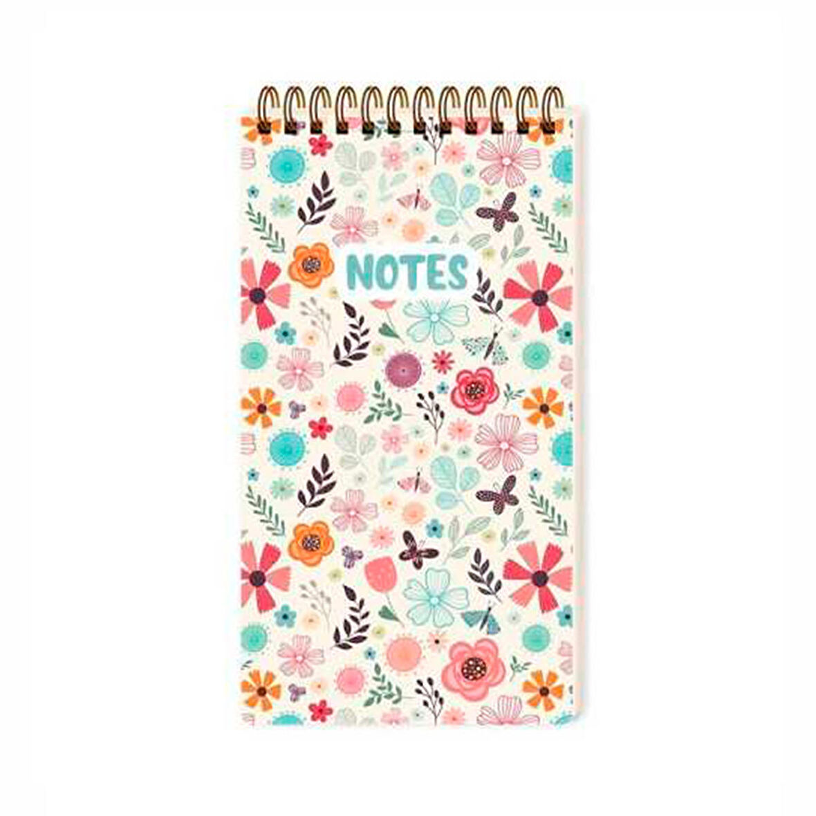 Keskin Color Spiralli Flora Karton Kapak Not Defteri 493074-99