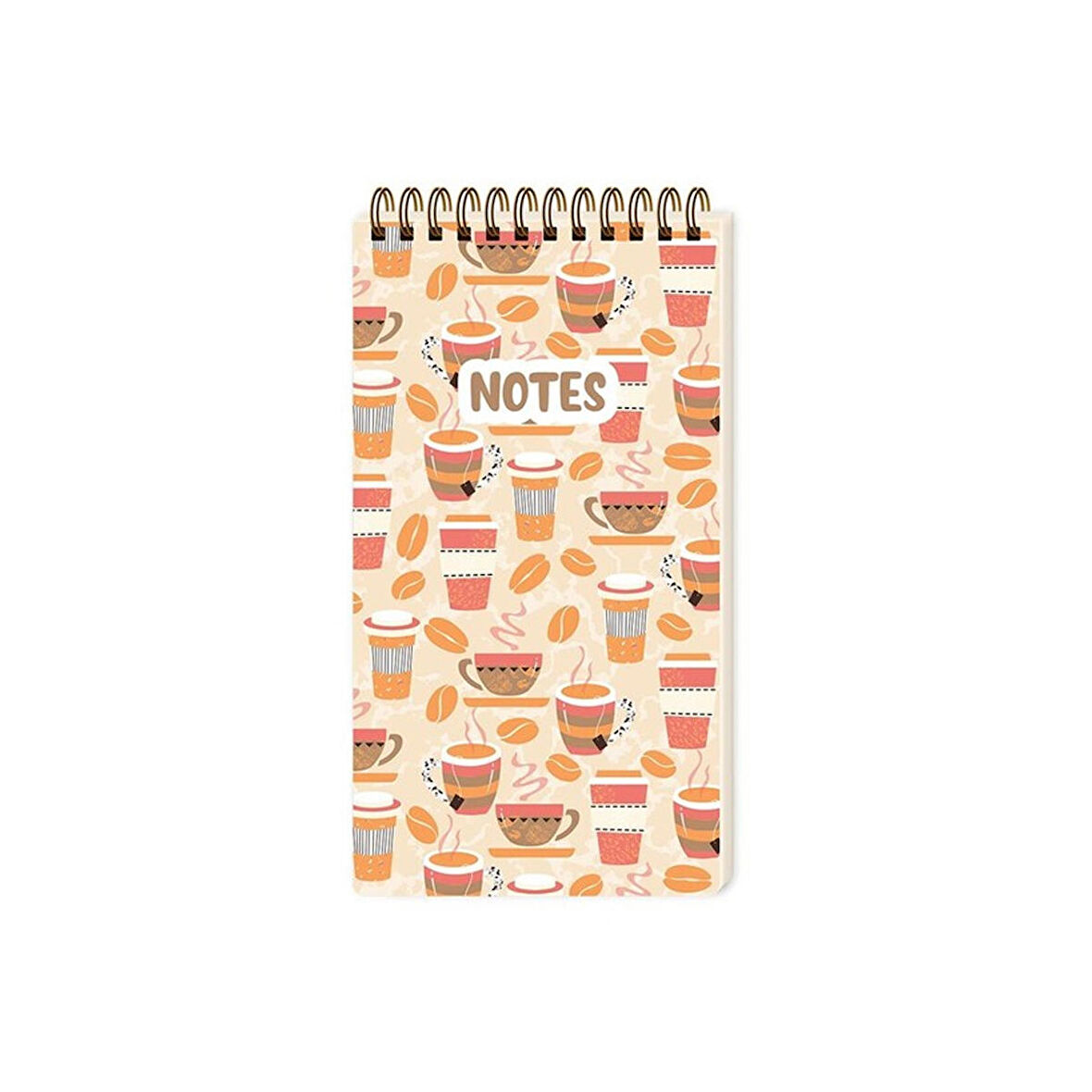 Keskin Karton Kapaklı Spiralli To Do List - Coffee 493075-99