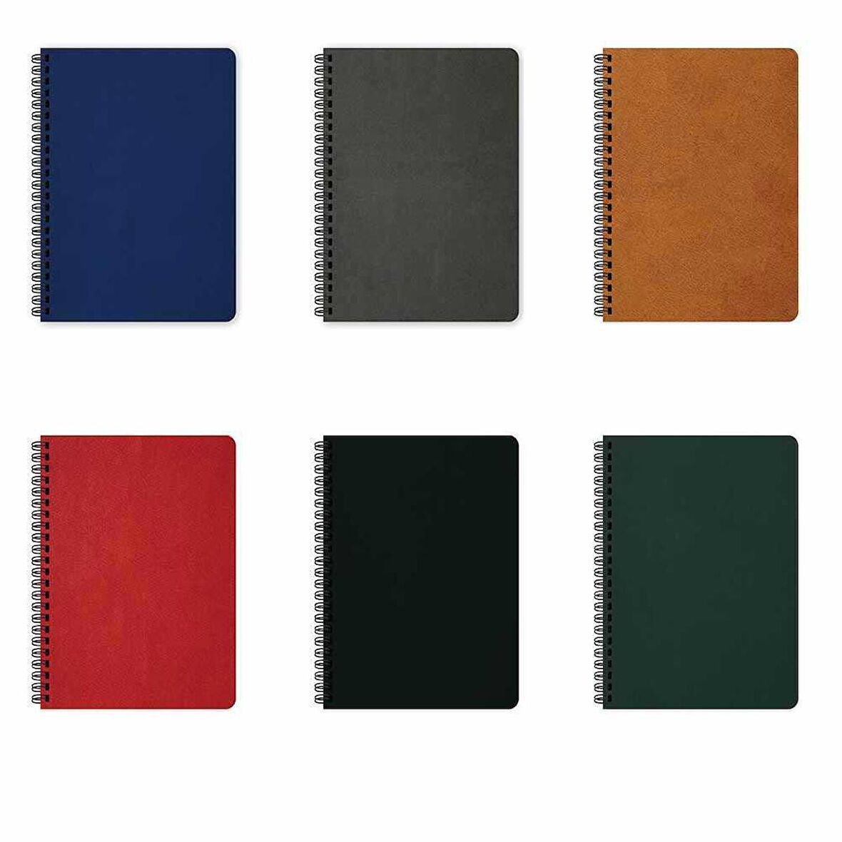 Keskin 418891 17X24 160 Yp Çizgili Spiralli Termo Deri Defter