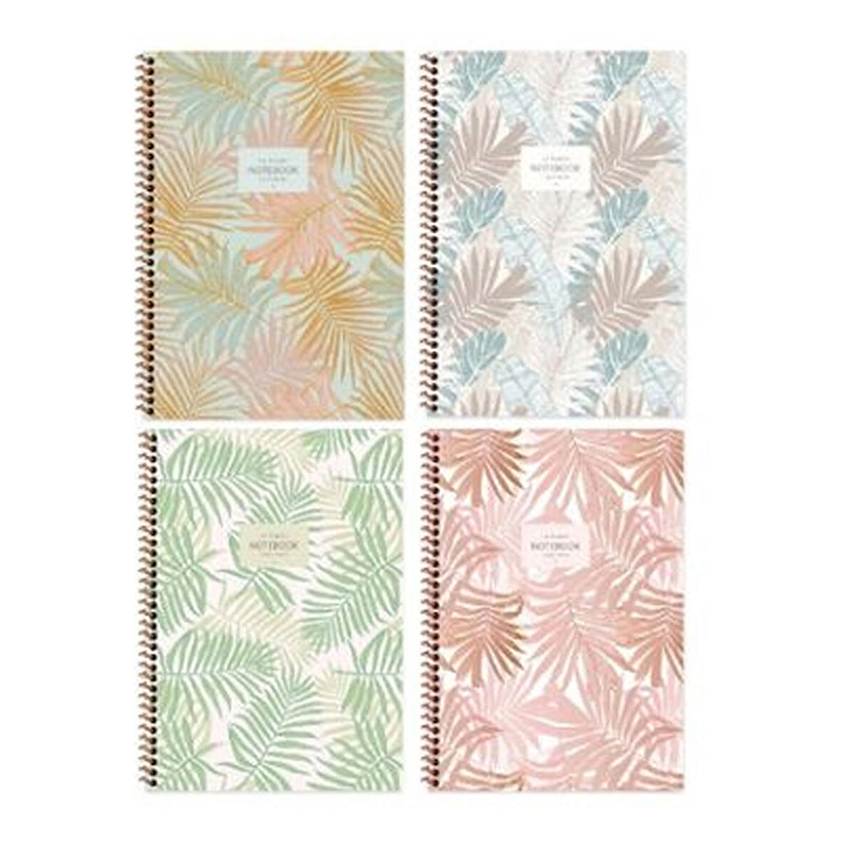 Keskin 17x23 80 Sayfa Çiz. Karton Kp. Spr. La Plume Leaves Defter 385241-99