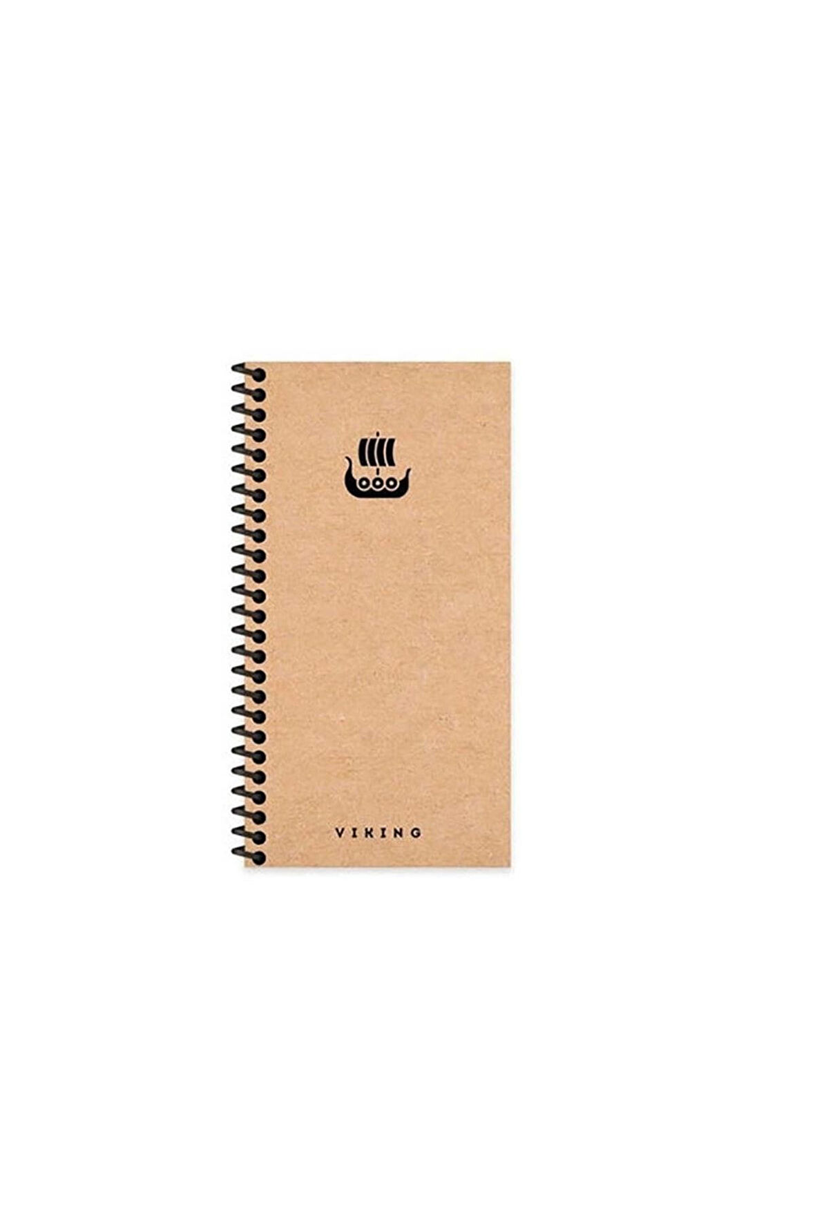 Keskin 10x19 Sert Kapak La Plume Viking 80 Yaprak Spiralli Çizgisiz Defter Gemi 417967-99
