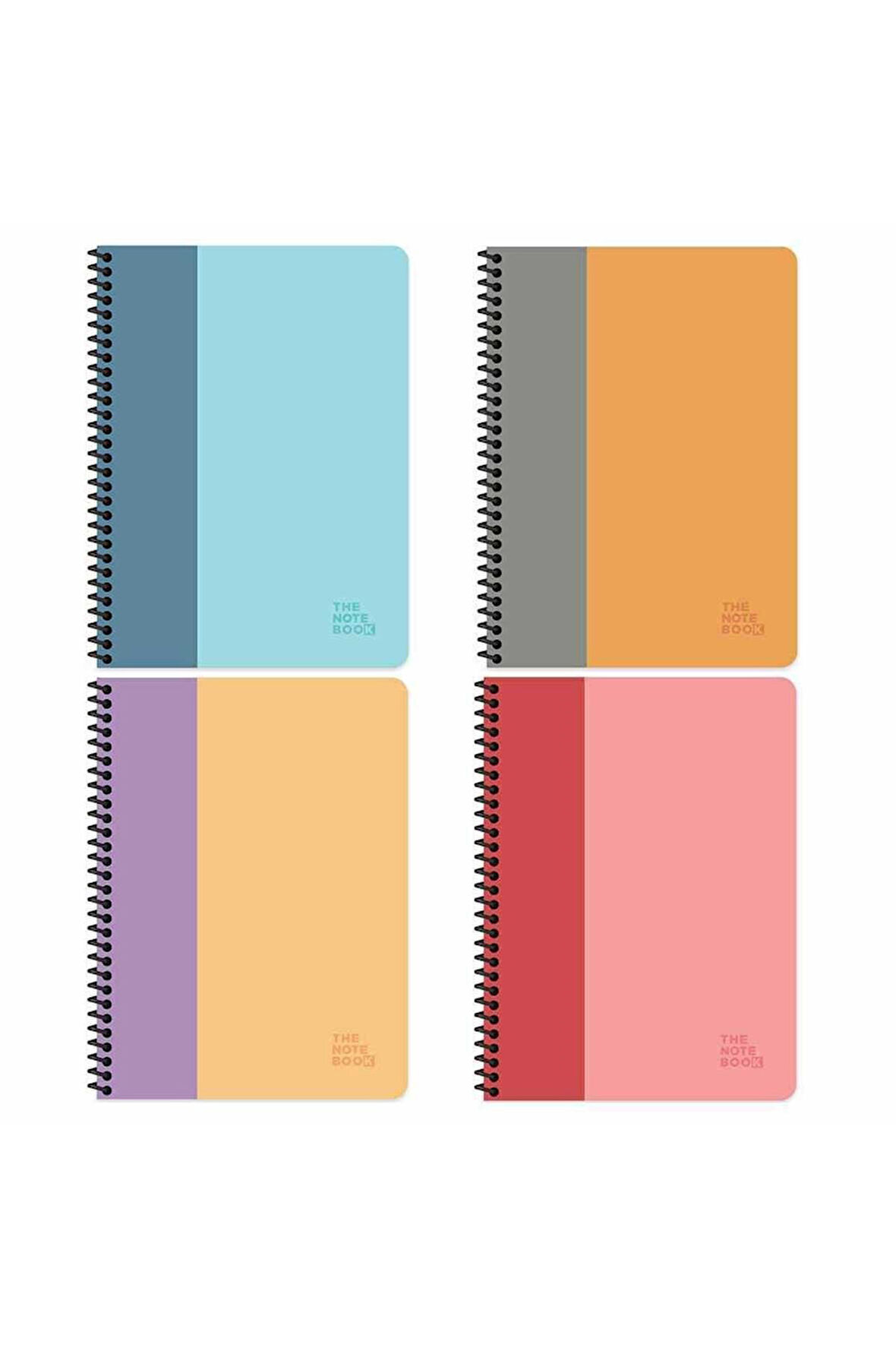 381021-99 18.5x25 96 Yaprak Çizgili Karton Kapak Spiralli Defter