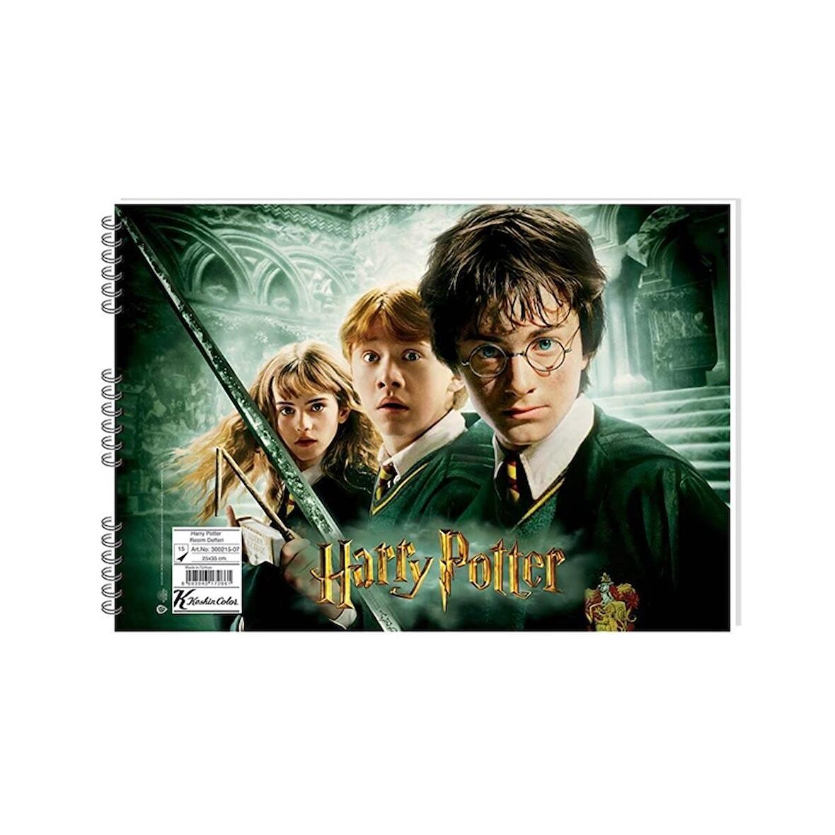 HARRY POTTER 25X35 SPİRALLİ RESİM DEFTERİ 15YP.