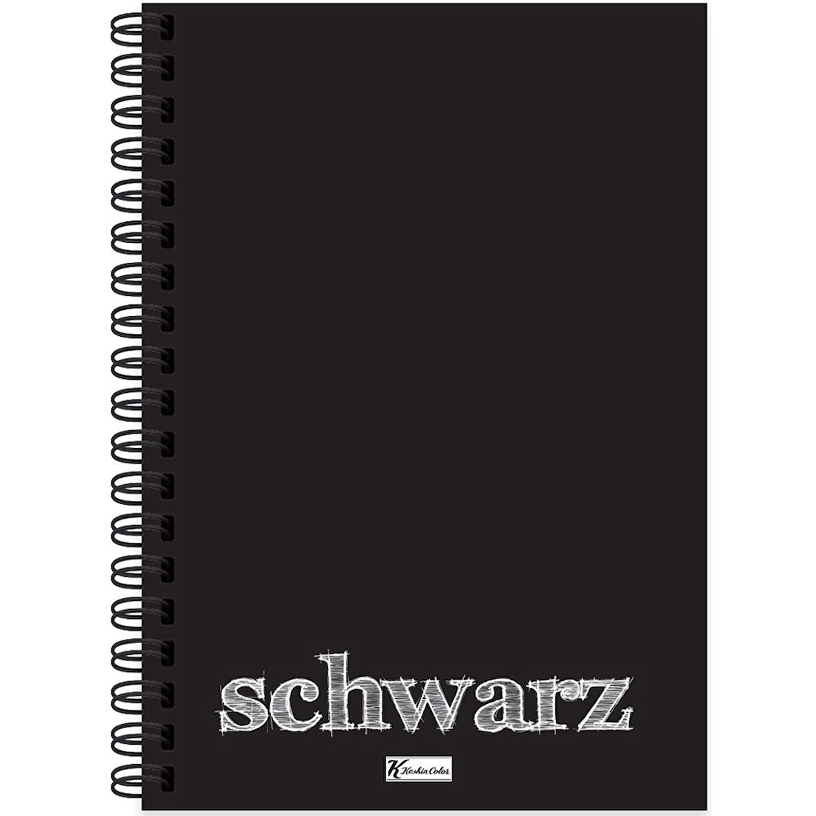 Keskin Color Defter PP Kap.Spr.Schwarz 14x20 40 Yp.Düz 350510-99
