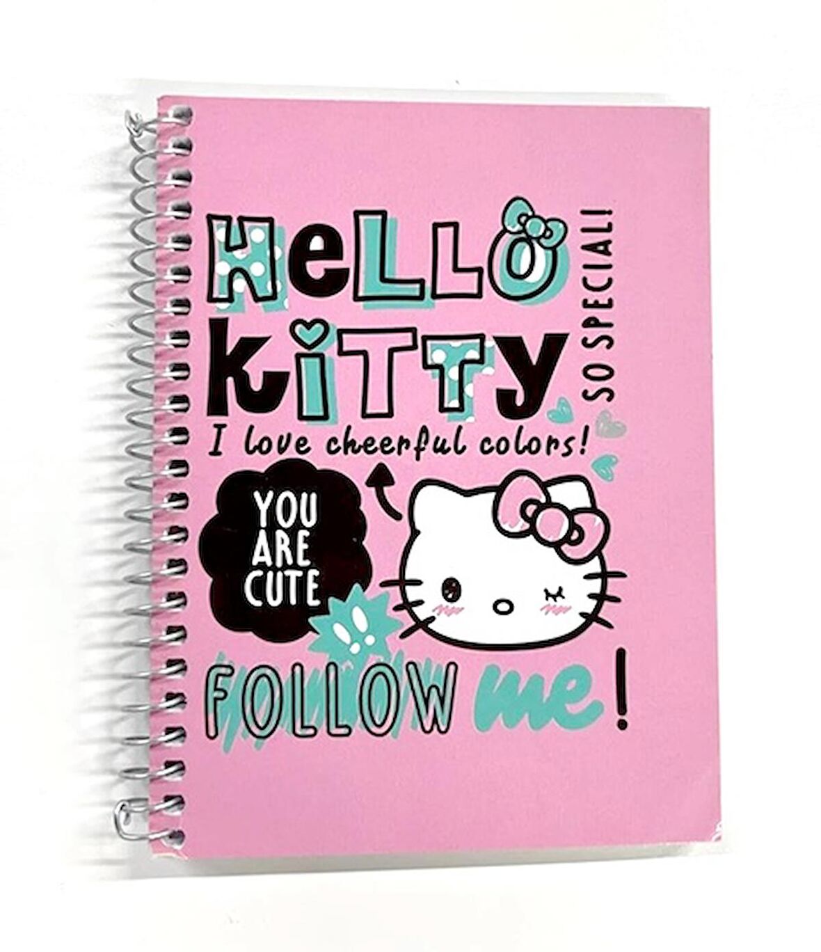 Keskin Color Hello Kitty Not Defteri 80 Yaprak Çizgili Spiralli