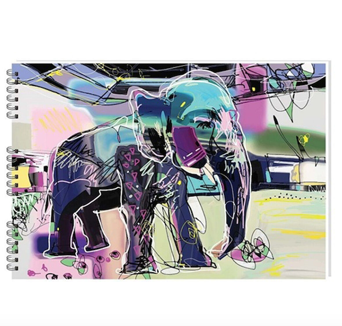 Keskin Color Resim Defteri Spiralli 35X50 Karışık Desen - 3 adet