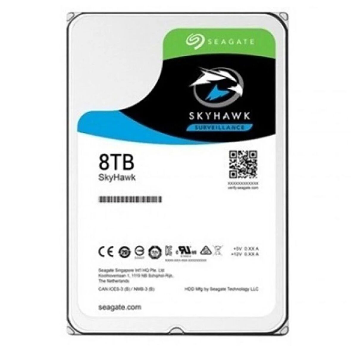 SEAGATE 8TB ST8000VX010 256 MB ÖNBELLEK 5400 RPM 3.5" 7-24 GUVENLIK (ITHALAT)