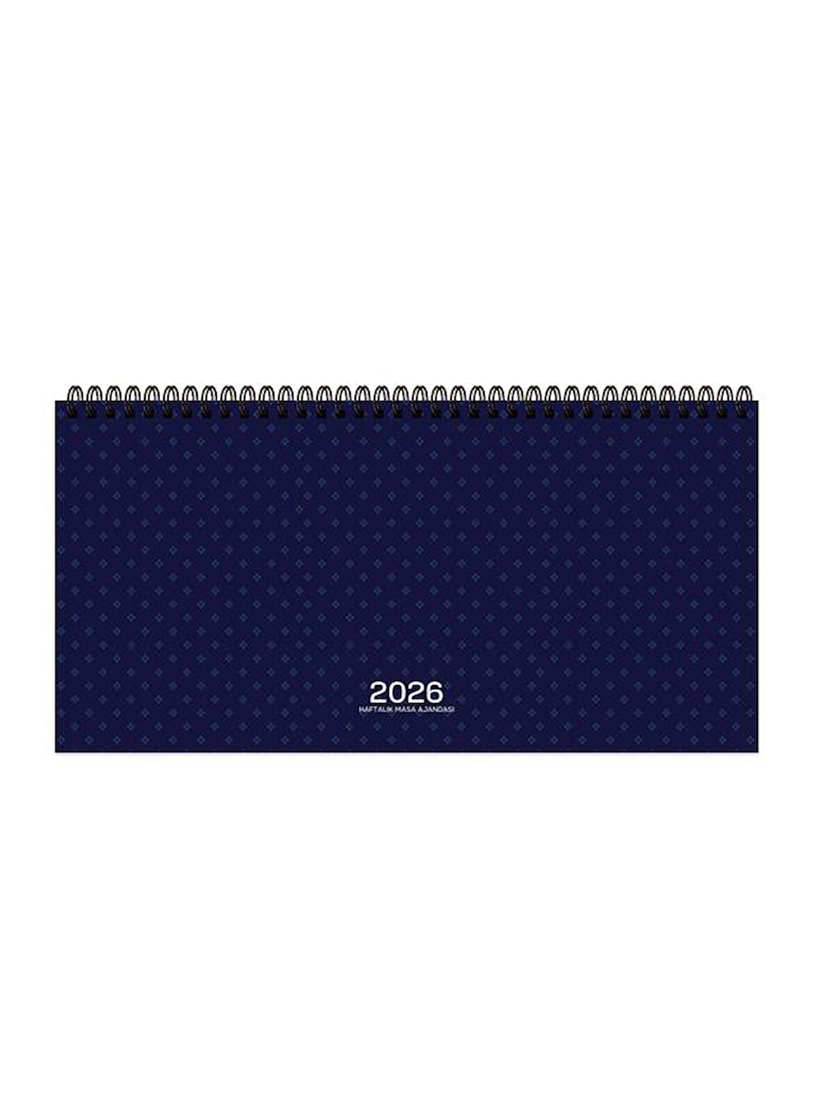 Keskin Color 2026 Haftalık Masa Ajandası 16x33 cm Spiralli Çizgili