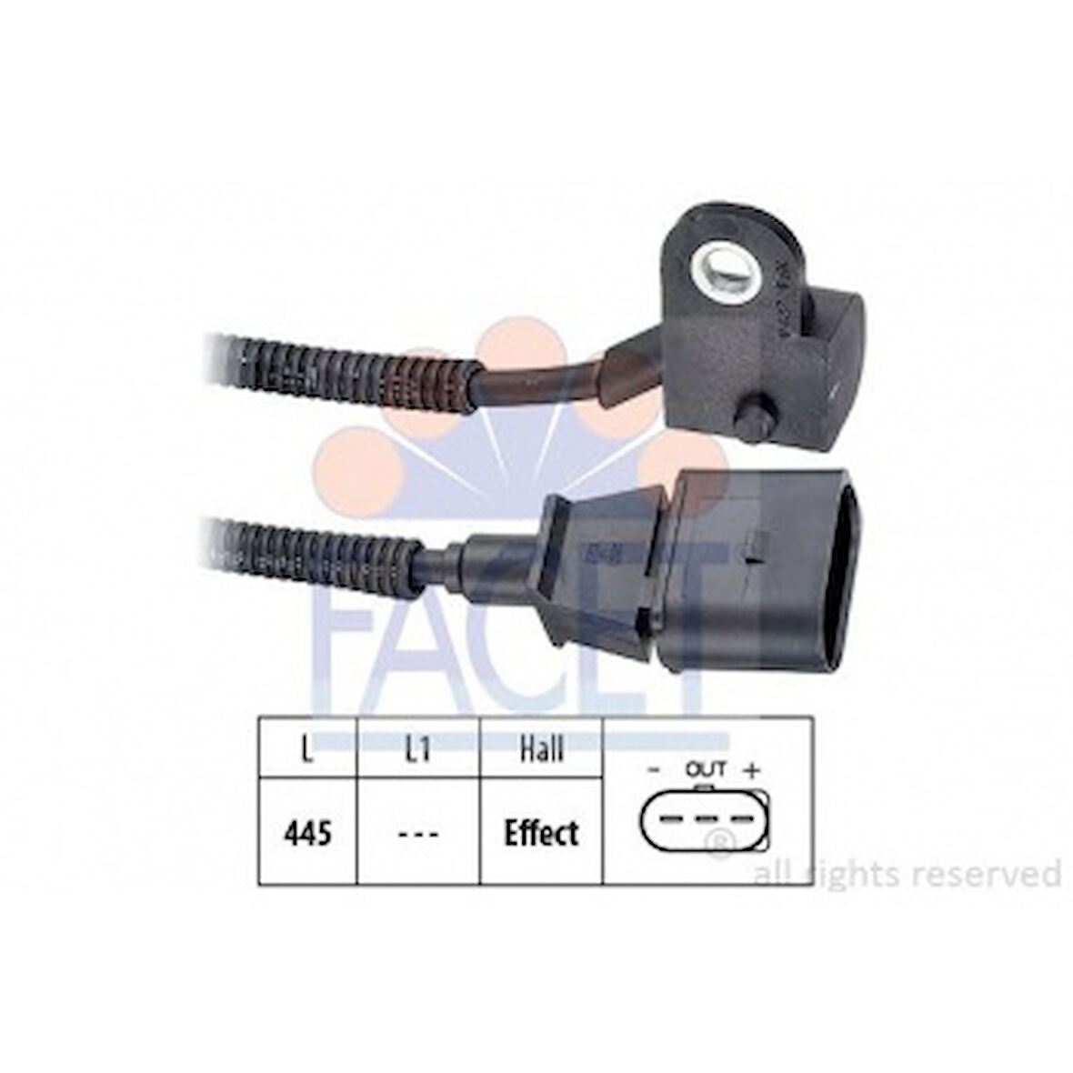 Vag Eksantrık MIL Konum Sensoru Ford Galaxy 1,9tdci 90ps 99>06 Audı A2 A3 / Seat Alhambra Altea Altea XL - Facet 9.0422