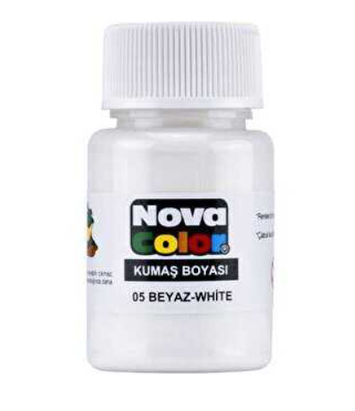 Nova Color Kumaş Boyası 35 Cc Beyaz - 4 adet