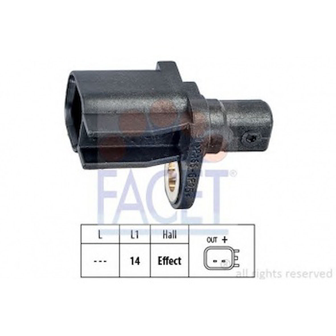 Ford On Abs Hiz Sensoru (sag / Sol) Fiesta V 01>08 - Facet 21.0018